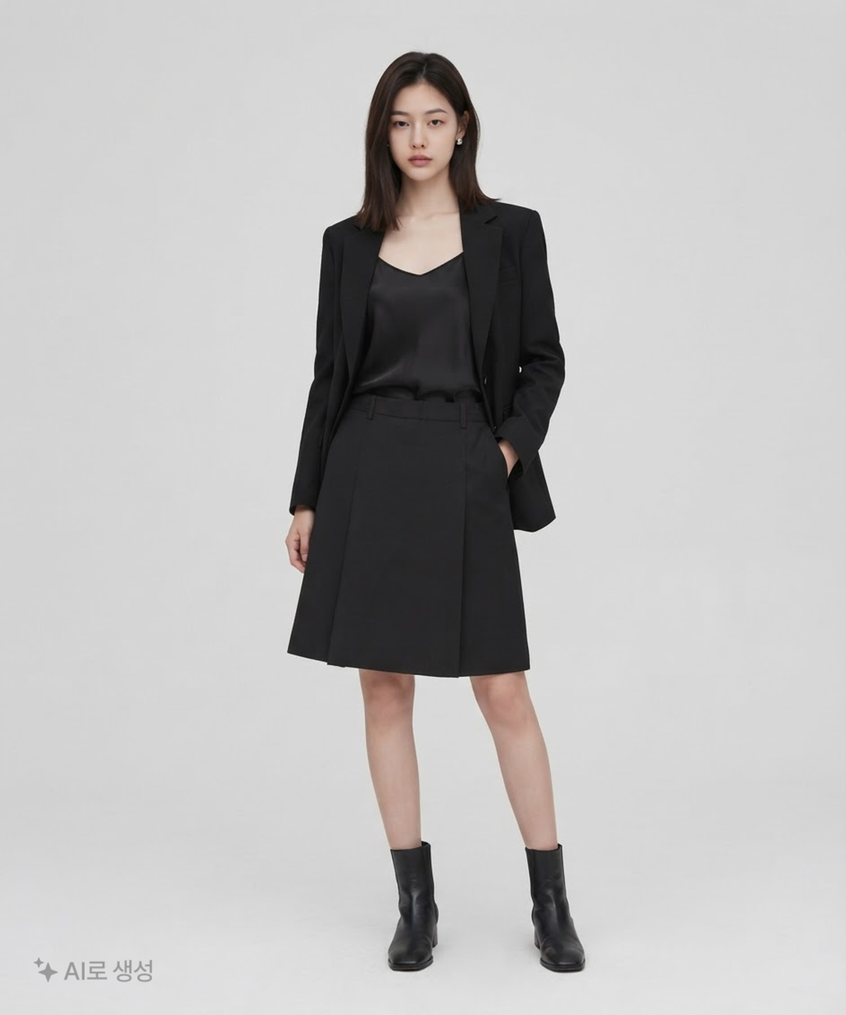 무신사 스탠다드(MUSINSA STANDARD) 미디스커트 M