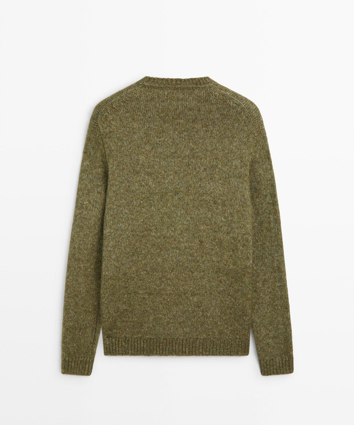 마시모두띠(MASSIMO DUTTI) 코튼 멜란지 니트 스웨터
