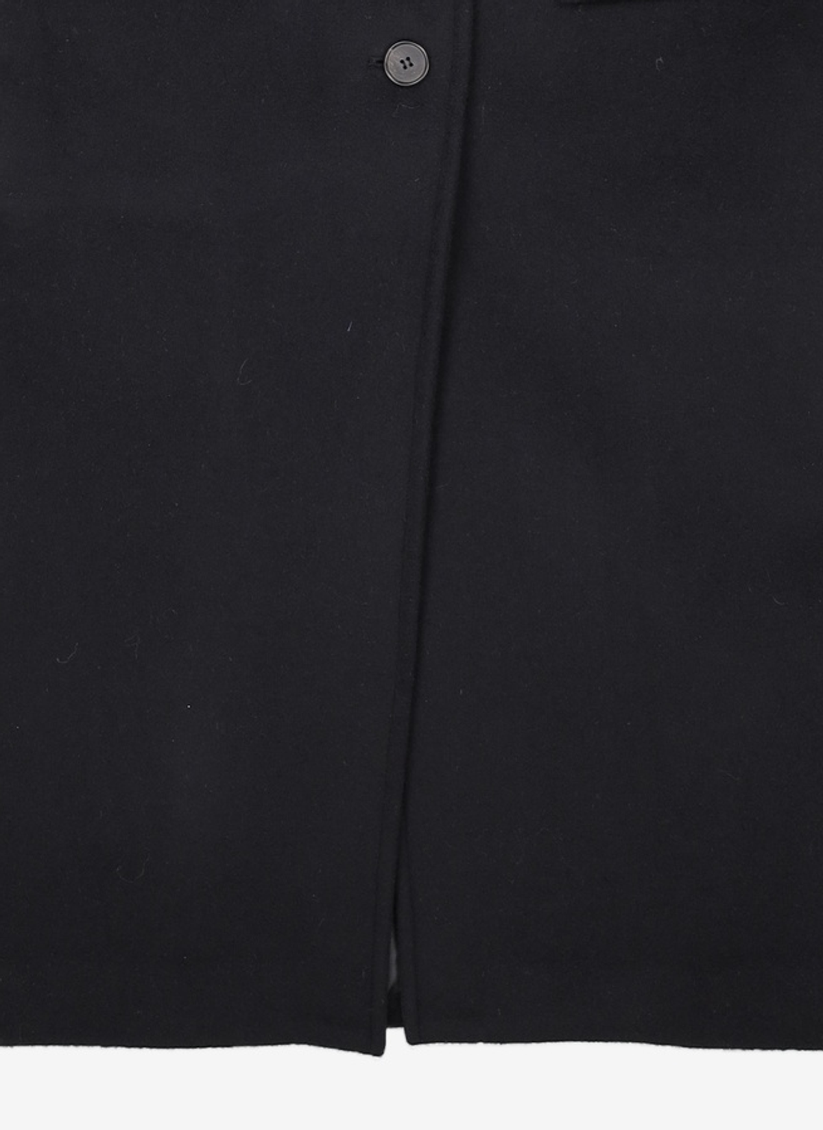 룩캐스트(LOOKAST) 소이 울 싱글 코트 / SOY WOOL SINGLE COAT_BLACK S