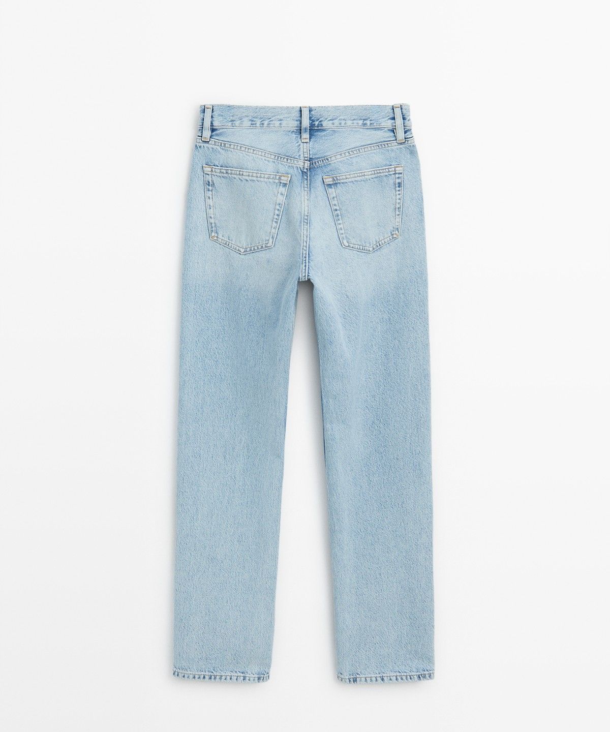 마시모두띠(MASSIMO DUTTI) 미드라이즈 릴랙스 스트레이트 핏 진