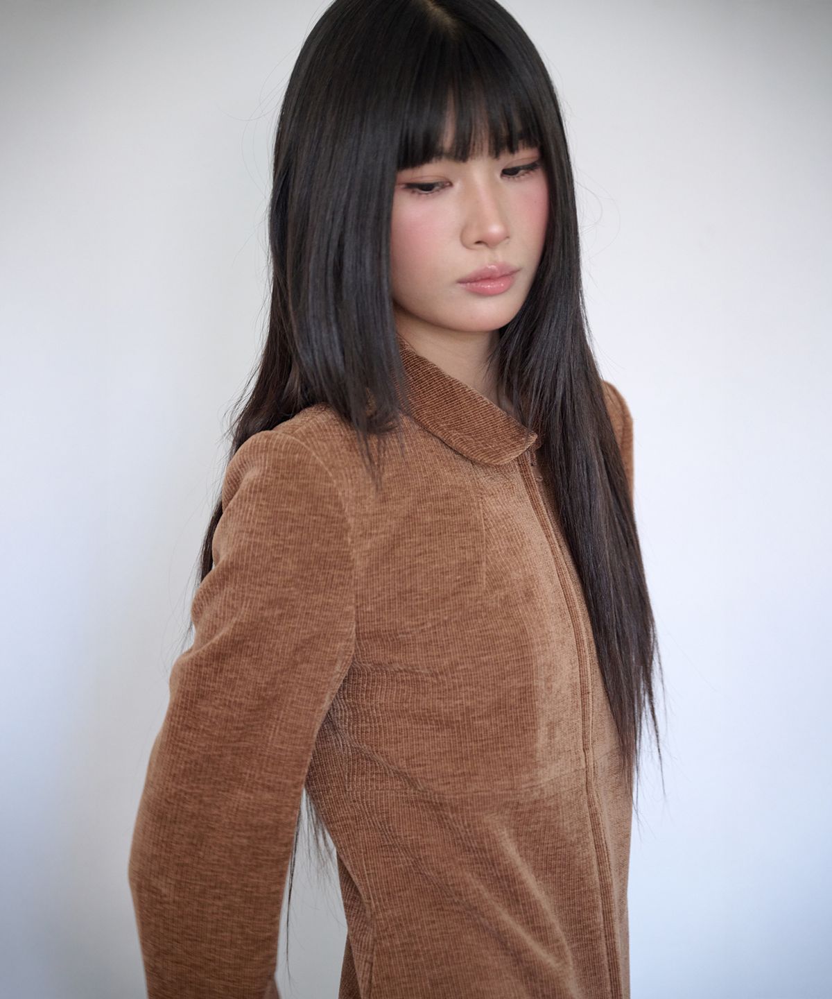 어펙션(AFFECTION) Chenille Zip up Jacket