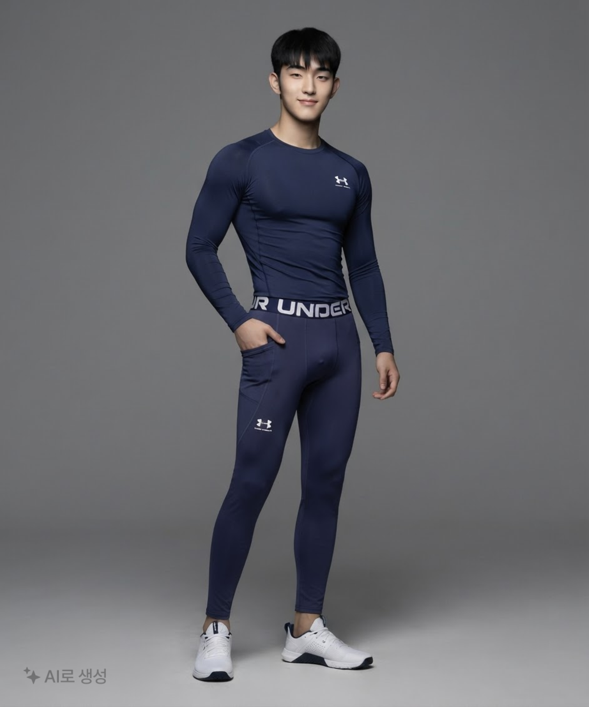 언더아머(UNDERARMOUR) 콜드기어 아머 레깅스 L