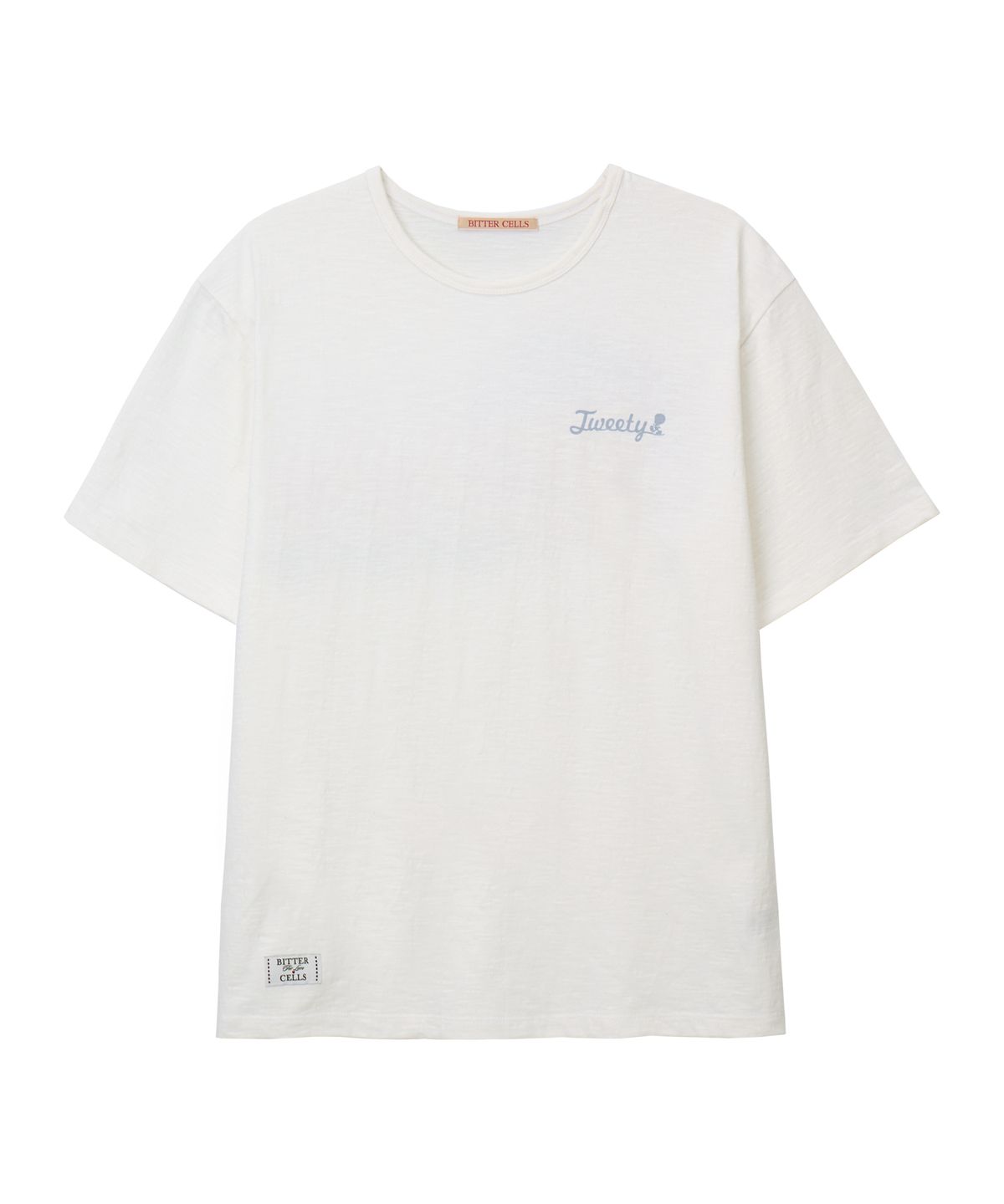 비터셀즈(BITTERCELLS) 트위티 오버사이즈드 티-아이보리