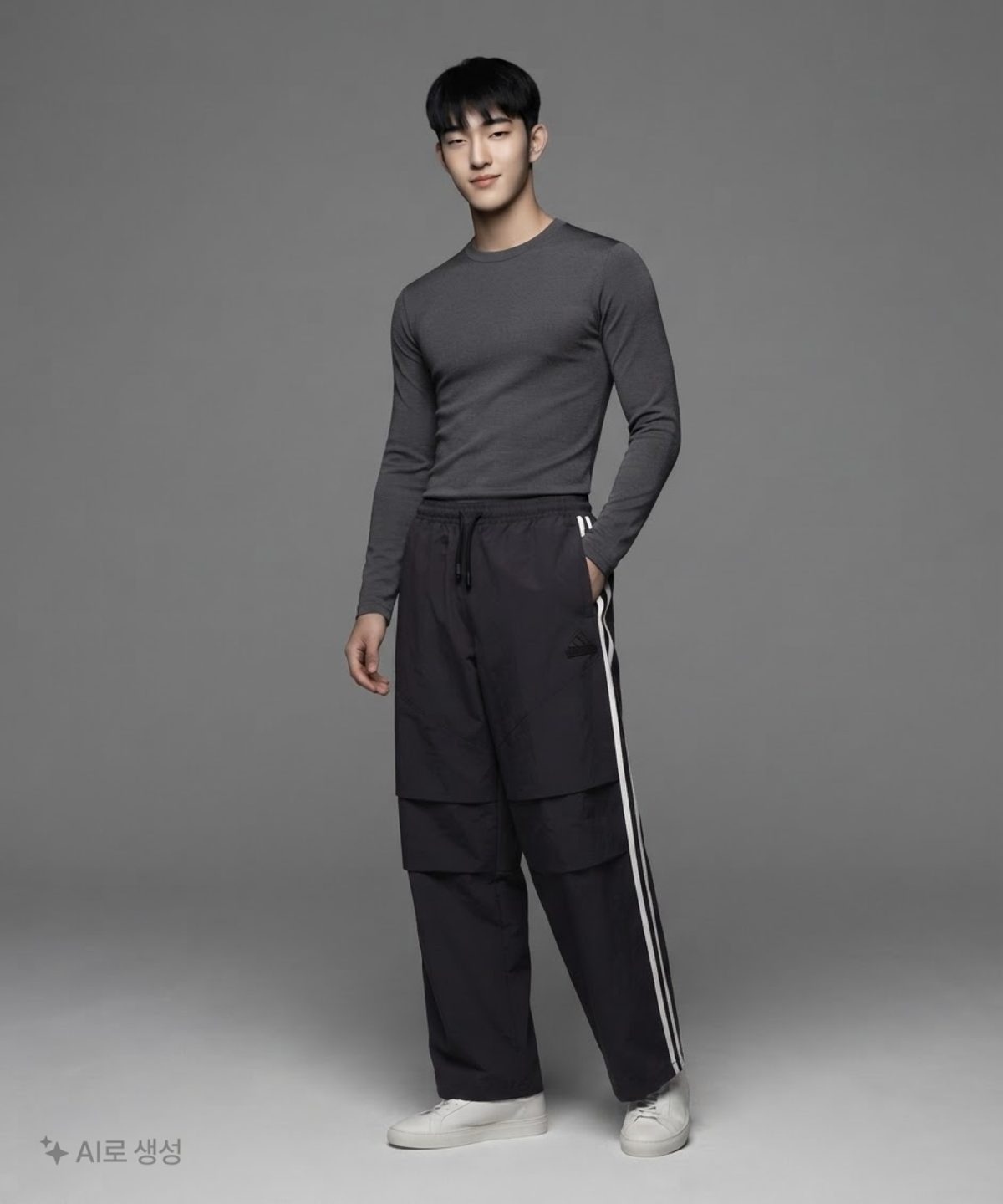 아디다스(ADIDAS) ST 3S 우븐 트랙 팬츠 JI8642 L