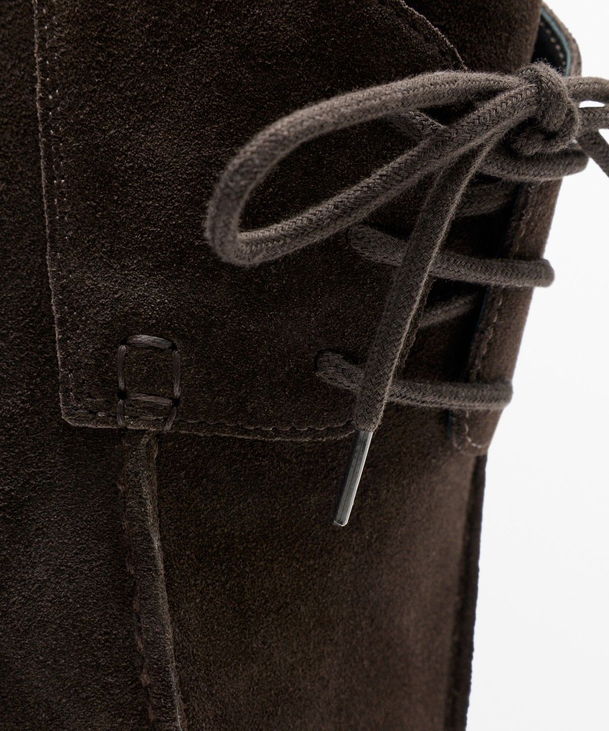 마시모두띠(MASSIMO DUTTI) 가죽 스플릿 스웨이드 스티치 슈즈