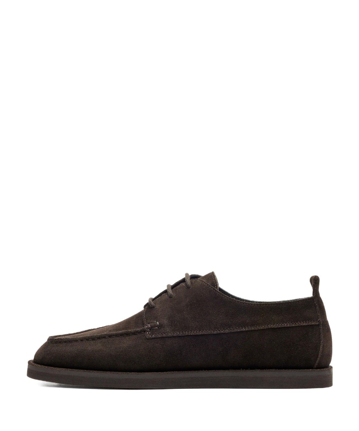 마시모두띠(MASSIMO DUTTI) 가죽 스플릿 스웨이드 스티치 슈즈