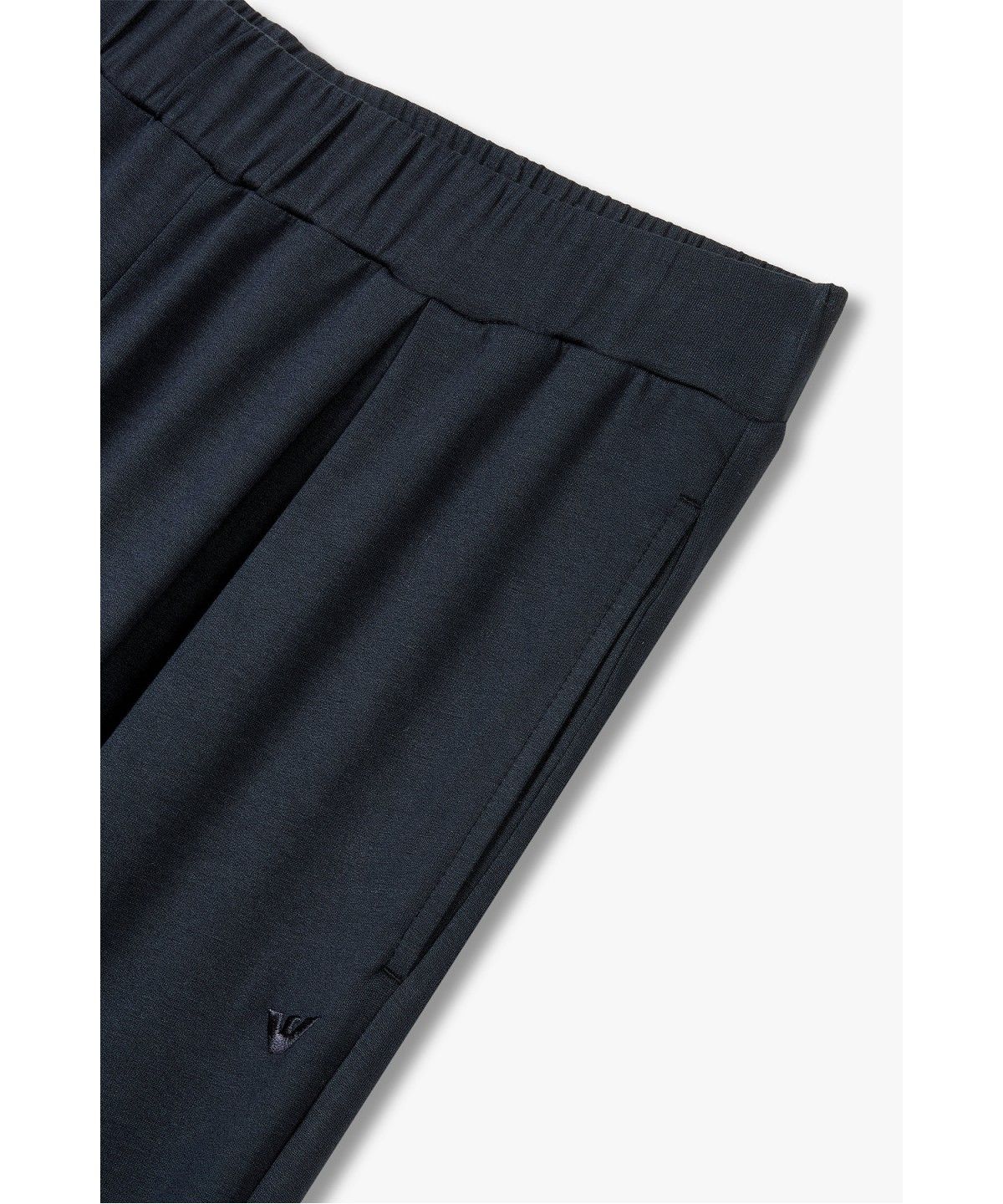 엠포리오 아르마니 언더웨어(EMPORIO ARMANI UNDERWEAR) 여성 레이온 저지 라운지 와이드 팬츠_마린 0826332517