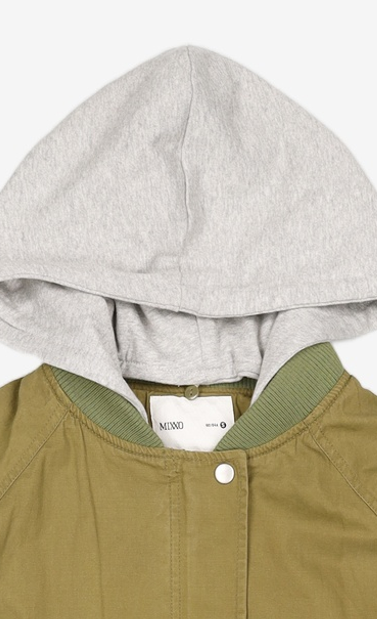 미쏘(MIXXO) 롱 후드 야상점퍼 MIWJJ9331C S