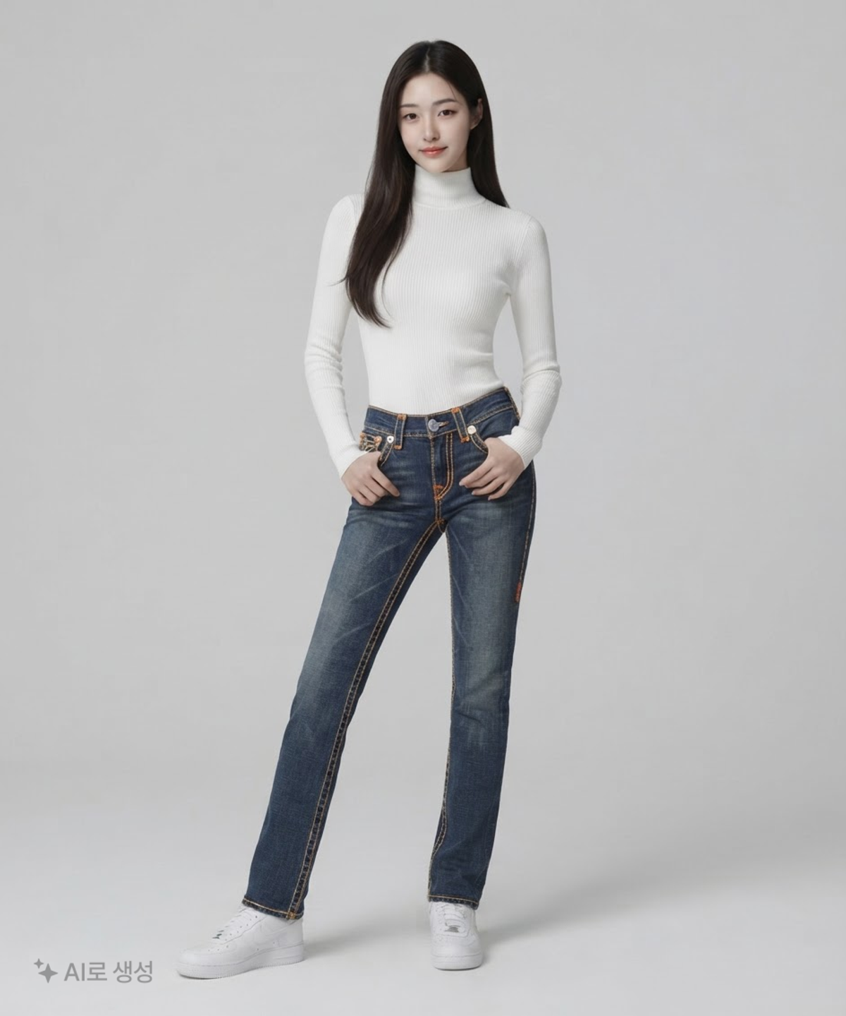 트루릴리젼(TRUERELIGION) 청/데님 팬츠 23