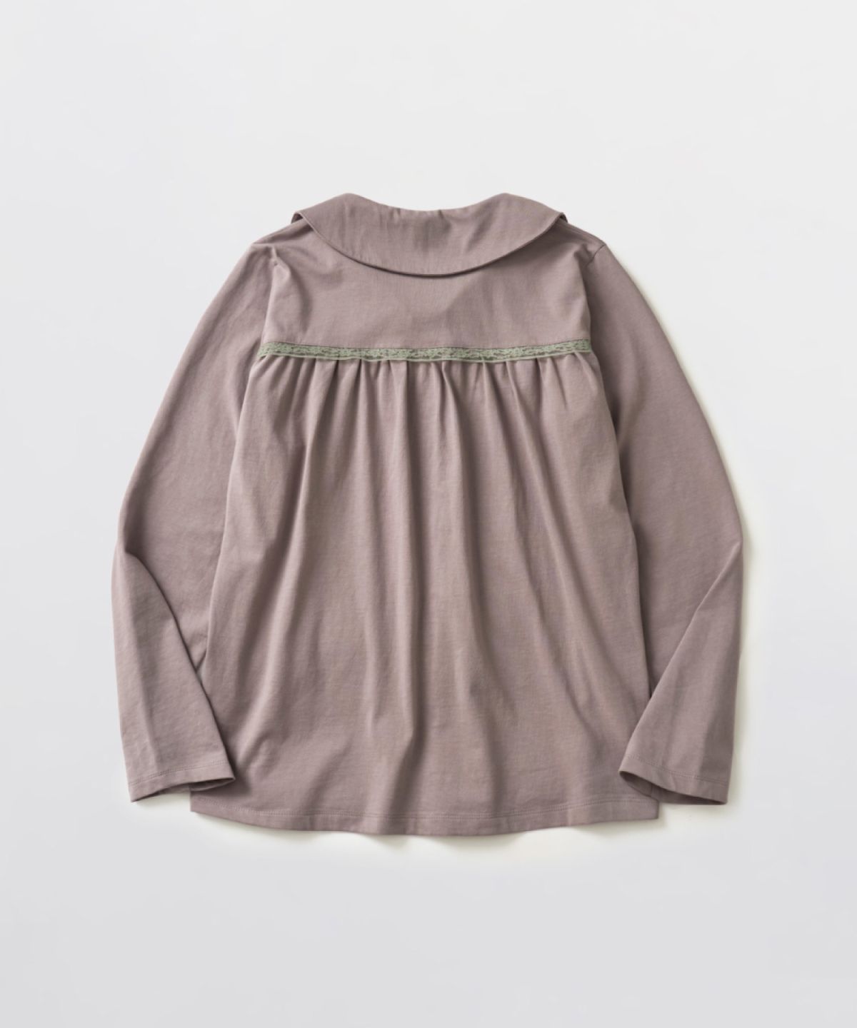 피브스피브스(PEEVES PEEVES) Yoke Shirred Blouse / Toupe