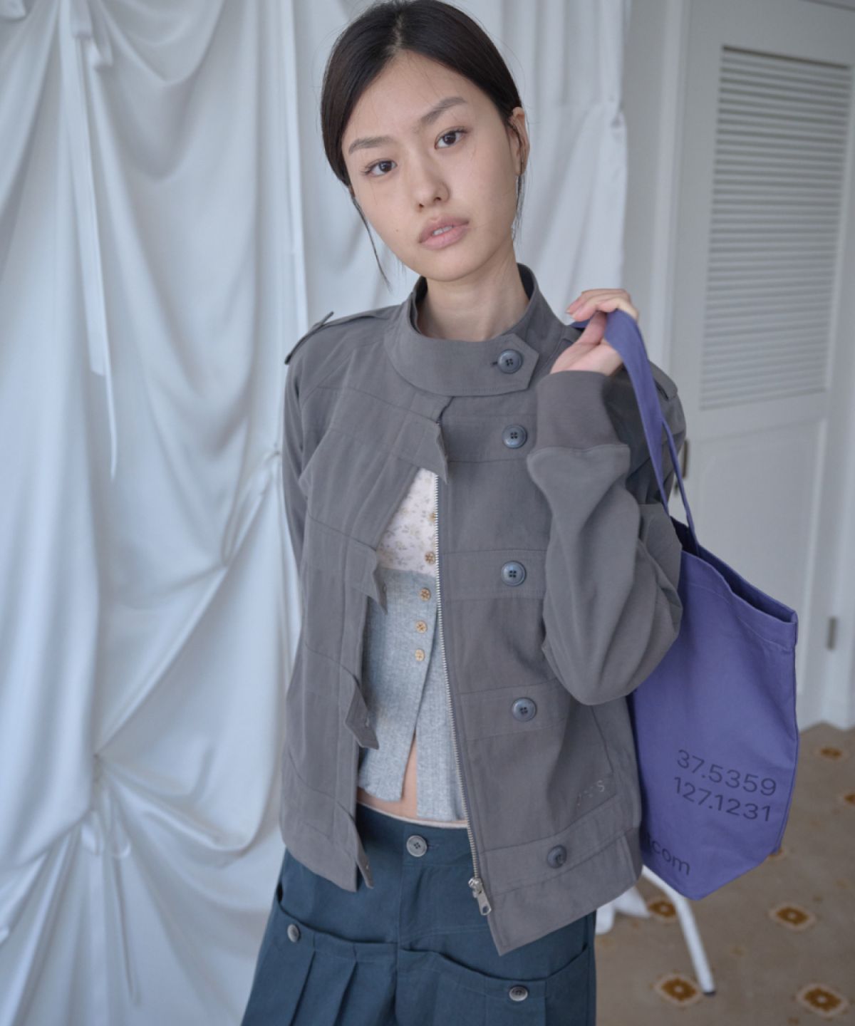 피브스피브스(PEEVES PEEVES) Loop Jacket / Grey