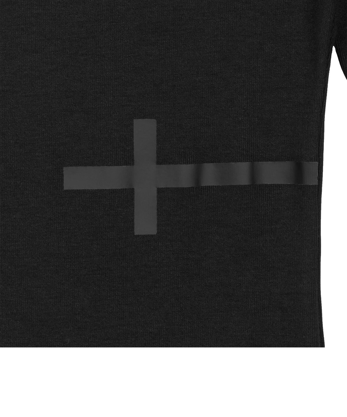 아야즈앤세이(AYASNSEY) SILE CROSS HAIF NECK 3/4 SLIM TOP