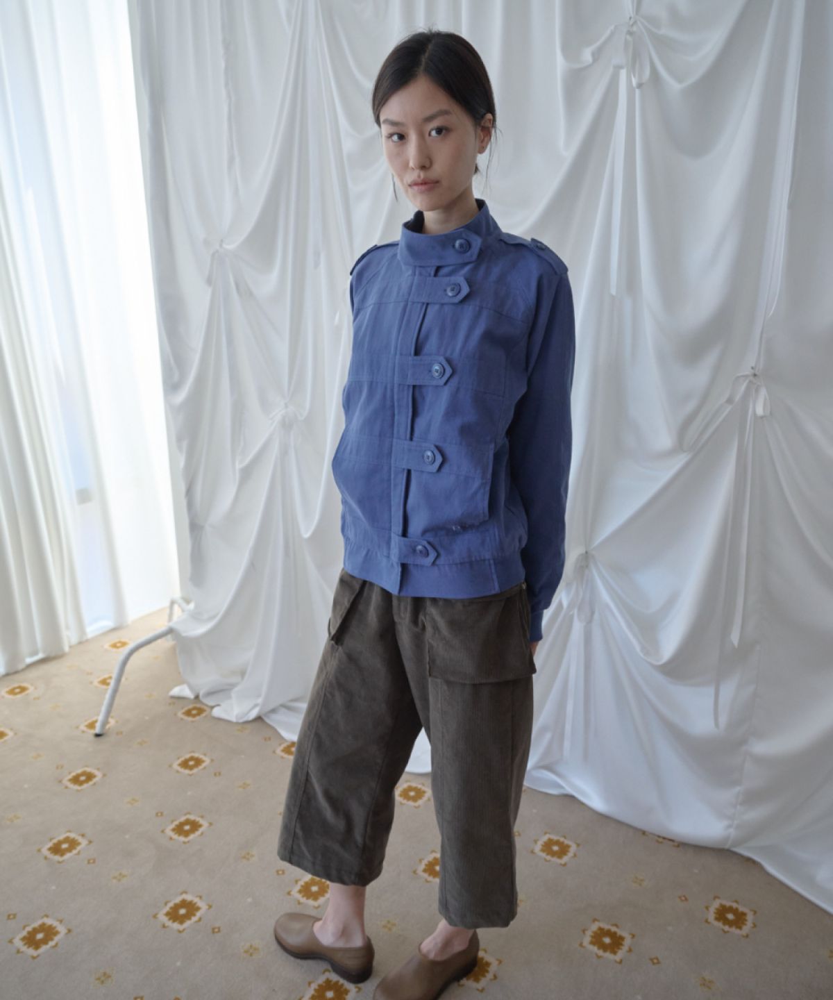 피브스피브스(PEEVES PEEVES) Loop Jacket / Washed Blue