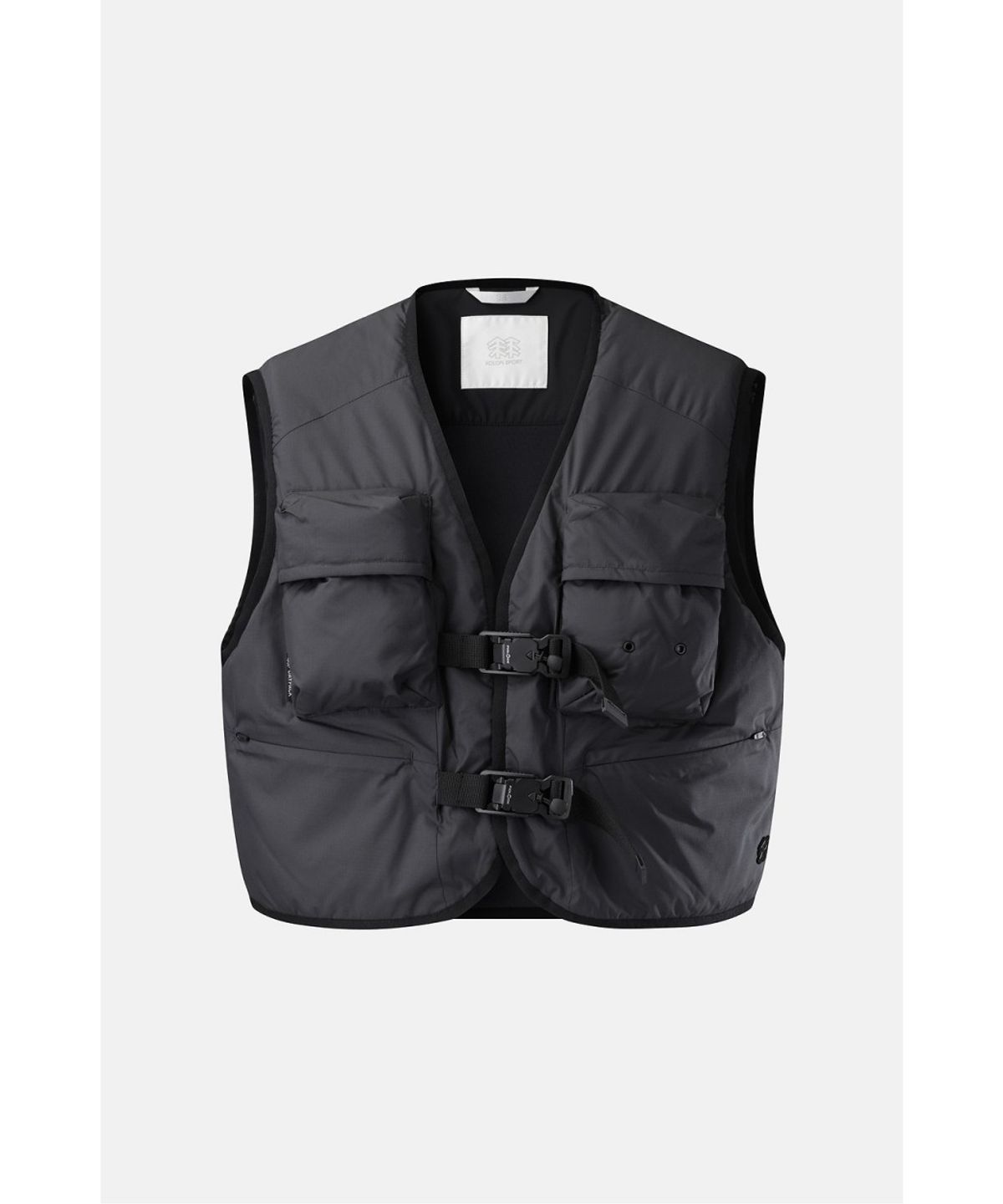 코오롱스포츠(KOLON SPORT) [Warm Daypack] 남성 멀티포켓 베스트 TLVAW26691CGY