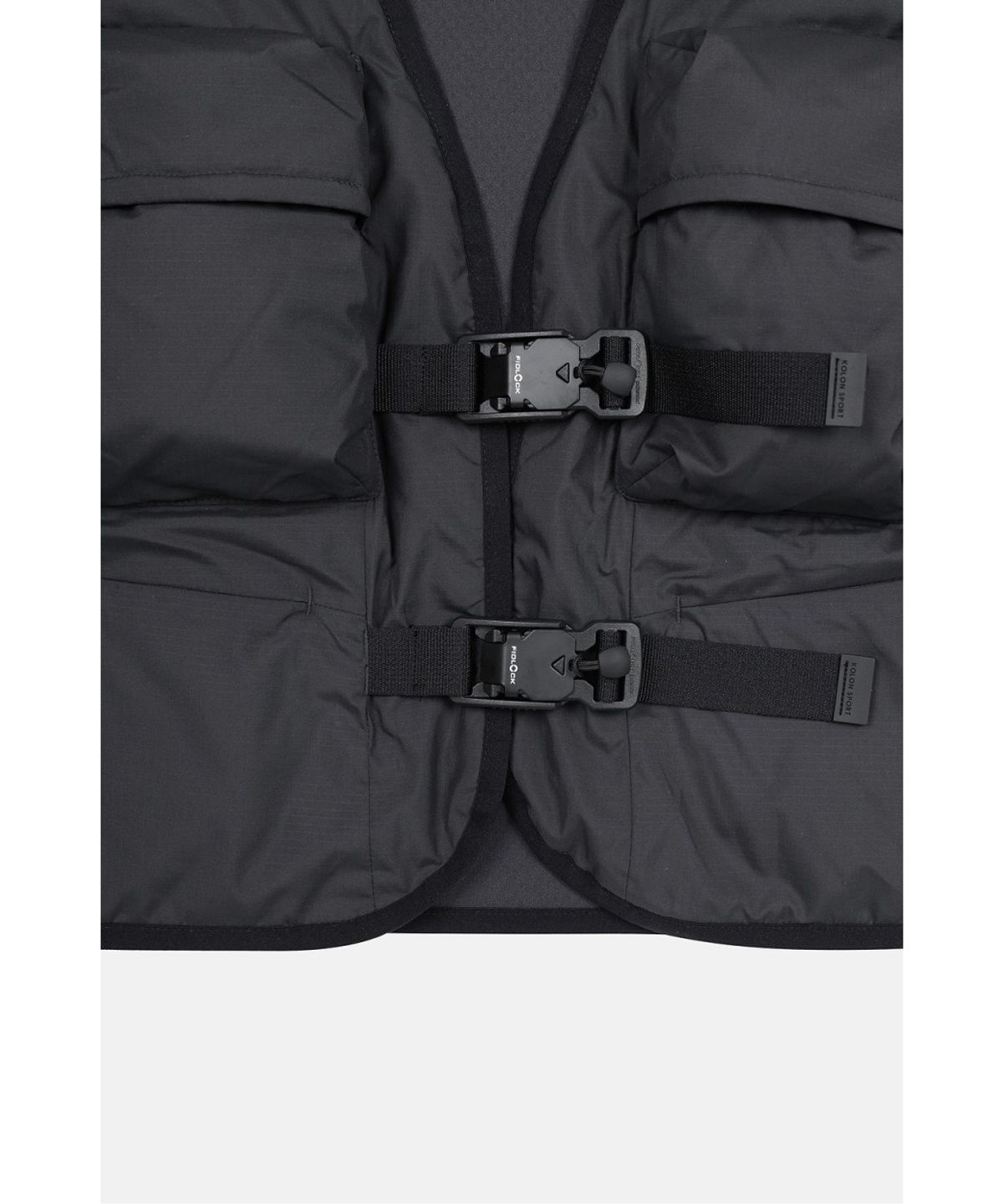 코오롱스포츠(KOLON SPORT) [Warm Daypack] 남성 멀티포켓 베스트 TLVAW26691CGY