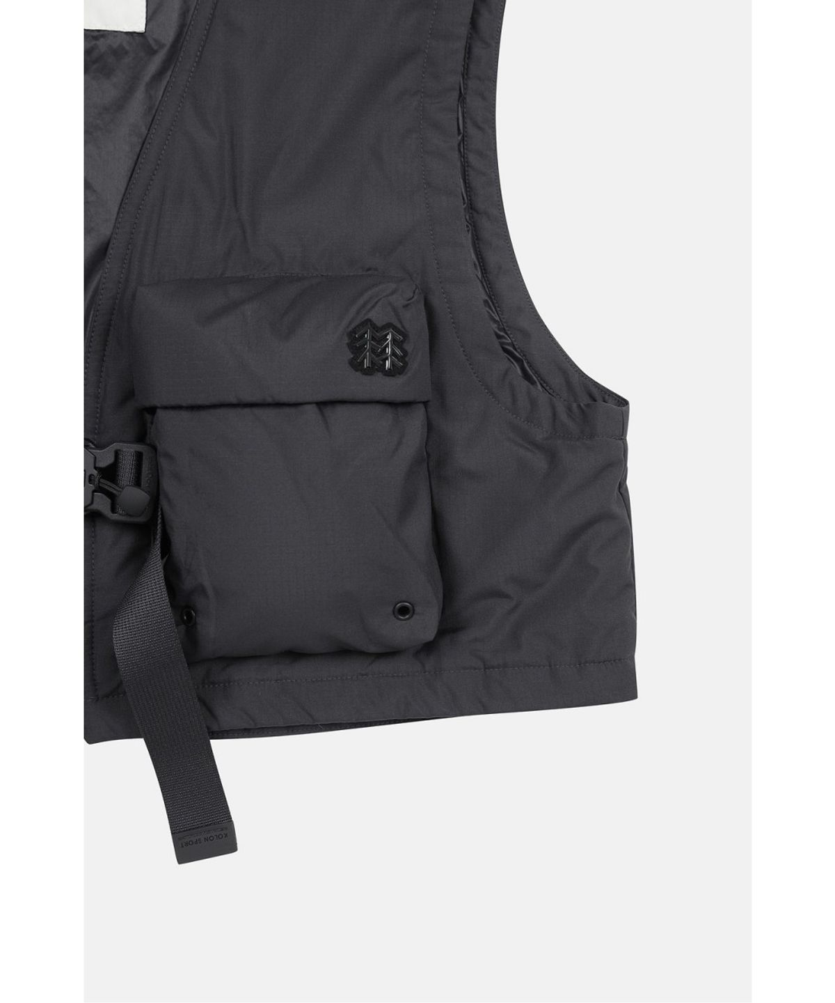 코오롱스포츠(KOLON SPORT) [Warm Daypack] 여성 멀티포켓 베스트 TVVAW26692CGY