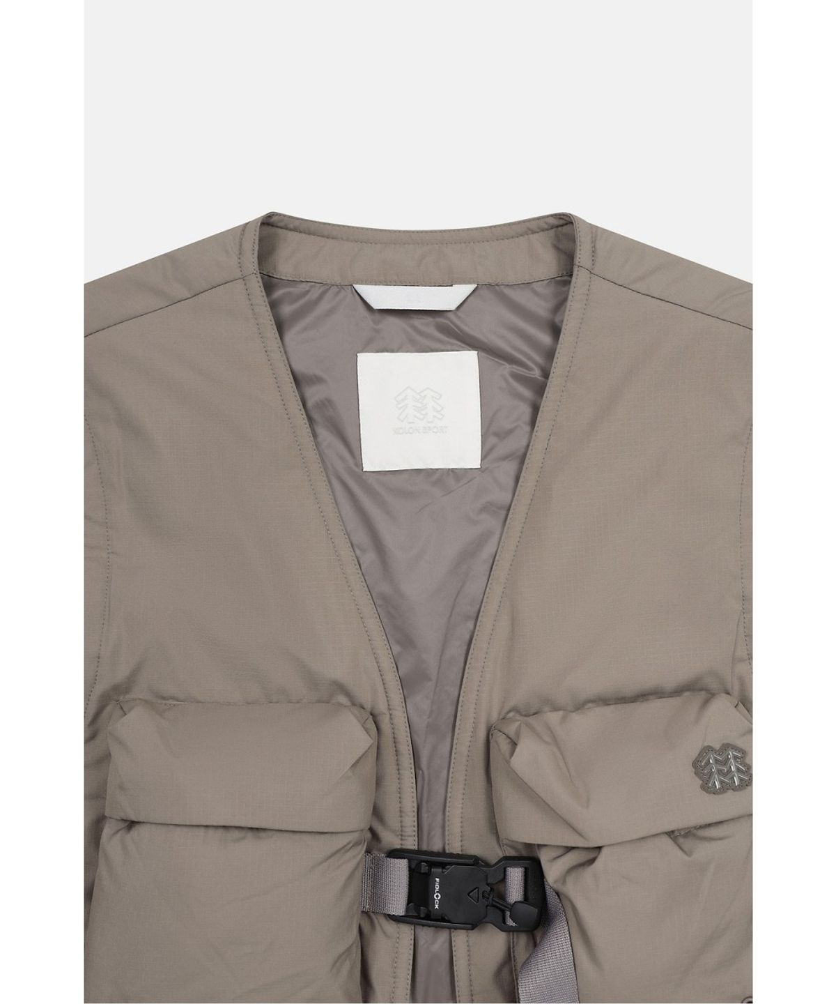 코오롱스포츠(KOLON SPORT) [Warm Daypack] 여성 멀티포켓 베스트 TVVAW26692MUD
