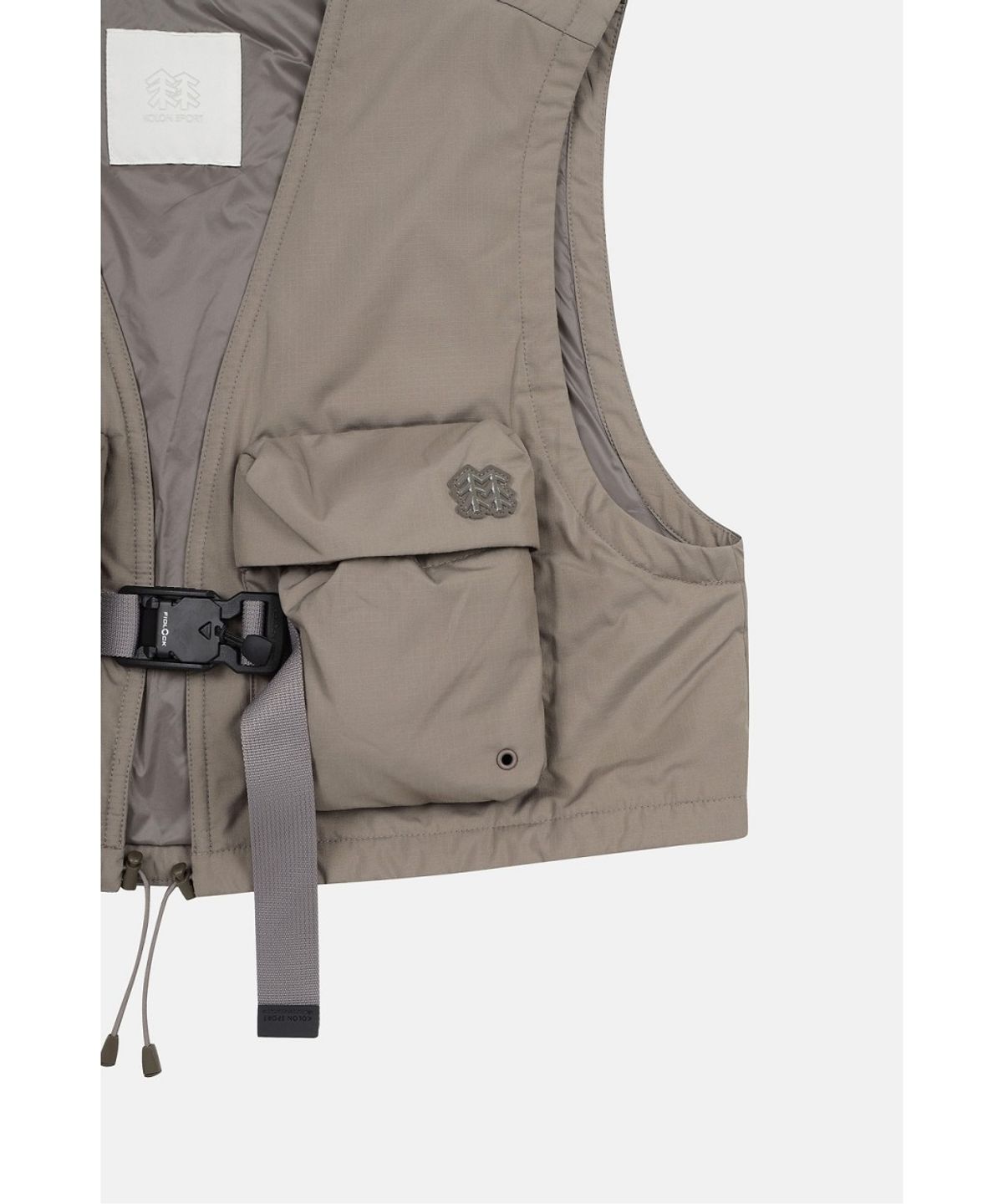 코오롱스포츠(KOLON SPORT) [Warm Daypack] 여성 멀티포켓 베스트 TVVAW26692MUD
