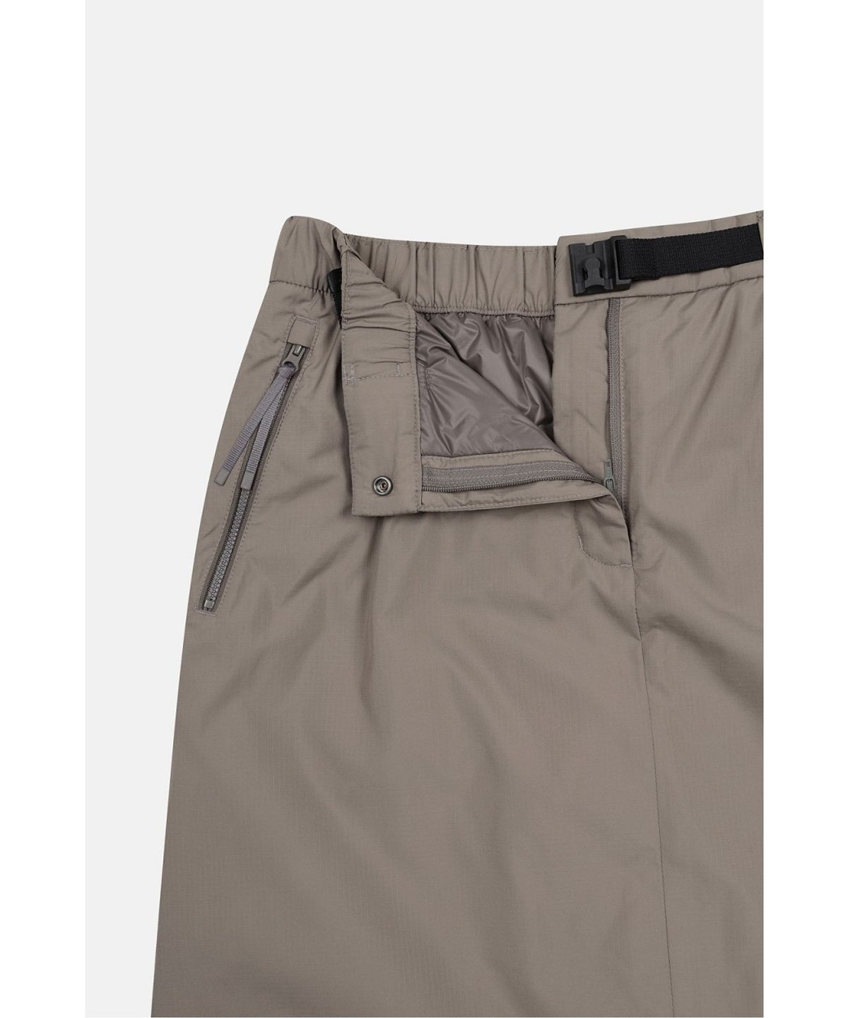 코오롱스포츠(KOLON SPORT) [Warm Daypack] 여성 패딩 미디 스커트 (SET-UP) TVPOW26692MUD