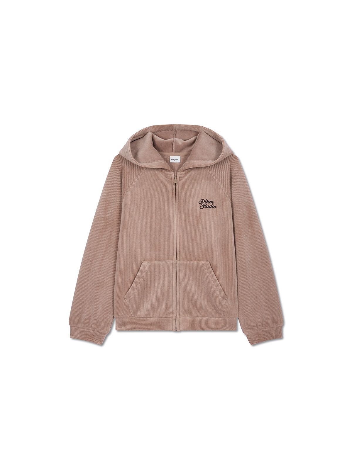 폴햄키즈(POLHAM KIDS) 여아 코듀로이 벨로아 후드집업_PKG4TC2056