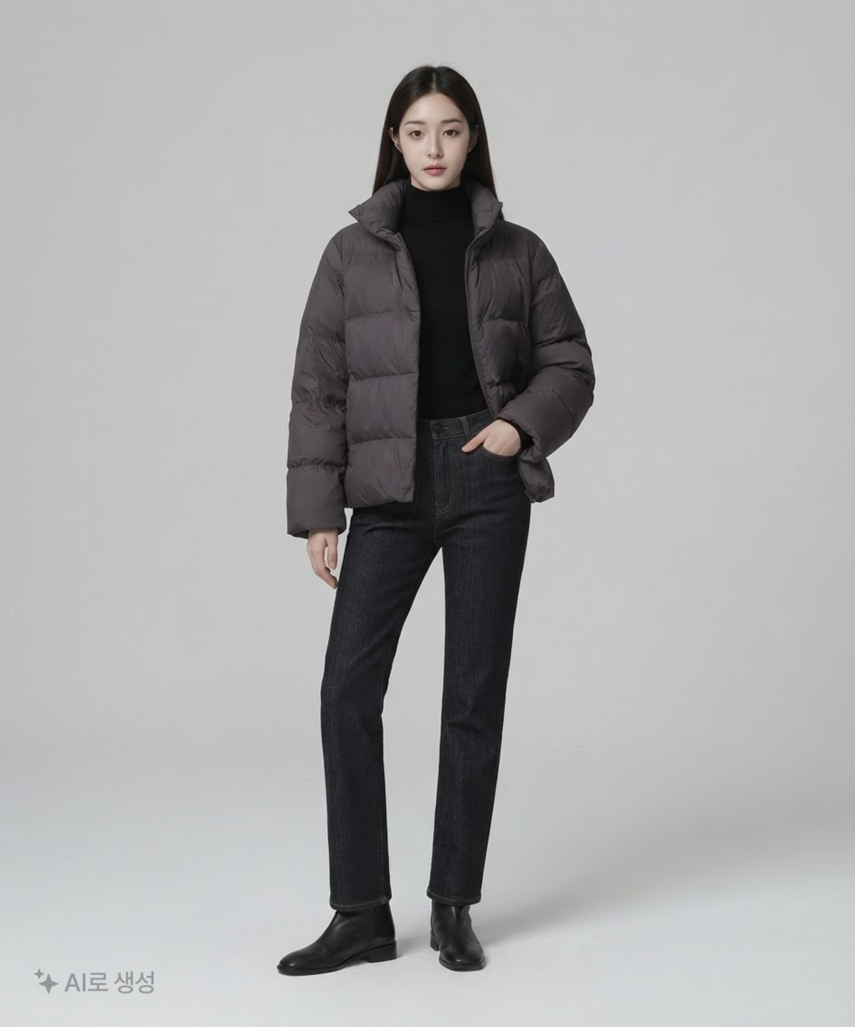 유니클로(UNIQLO) 숏 패딩/숏 헤비 아우터 M