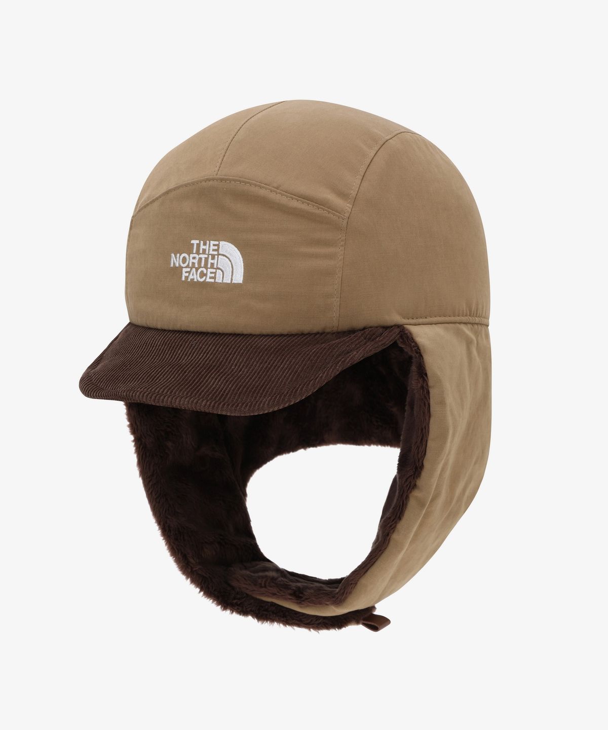 노스페이스(THE NORTH FACE) NE3CS56L 왁스드 코튼 이어머프 캡 CAMEL