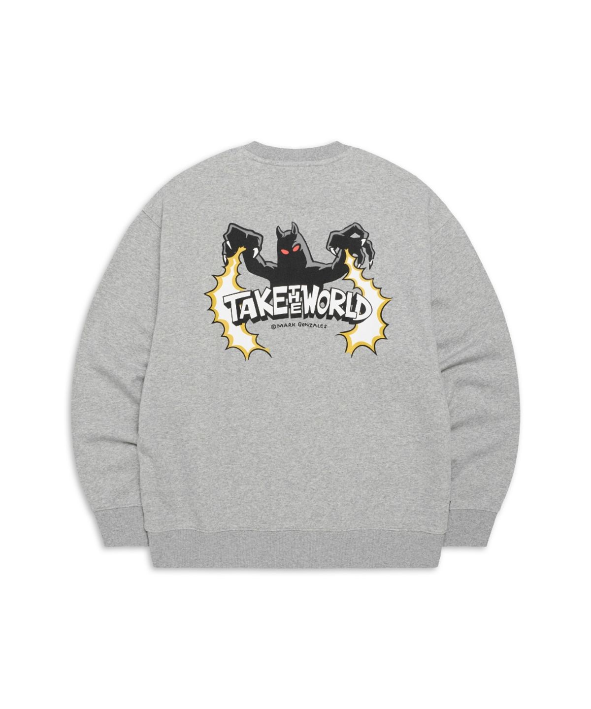 마크곤잘레스(MARK GONZALES) 라이트닝 데빌곤즈 스웨트 셔츠 - M/GREY