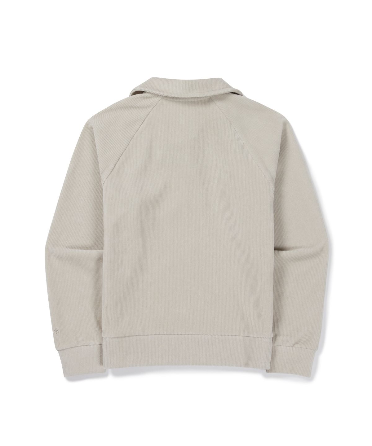 스노우피크 어패럴(SNOWPEAK APPAREL) 코듀로이 여성 반집업 맨투맨 (S26WWFZT71) Light Beige