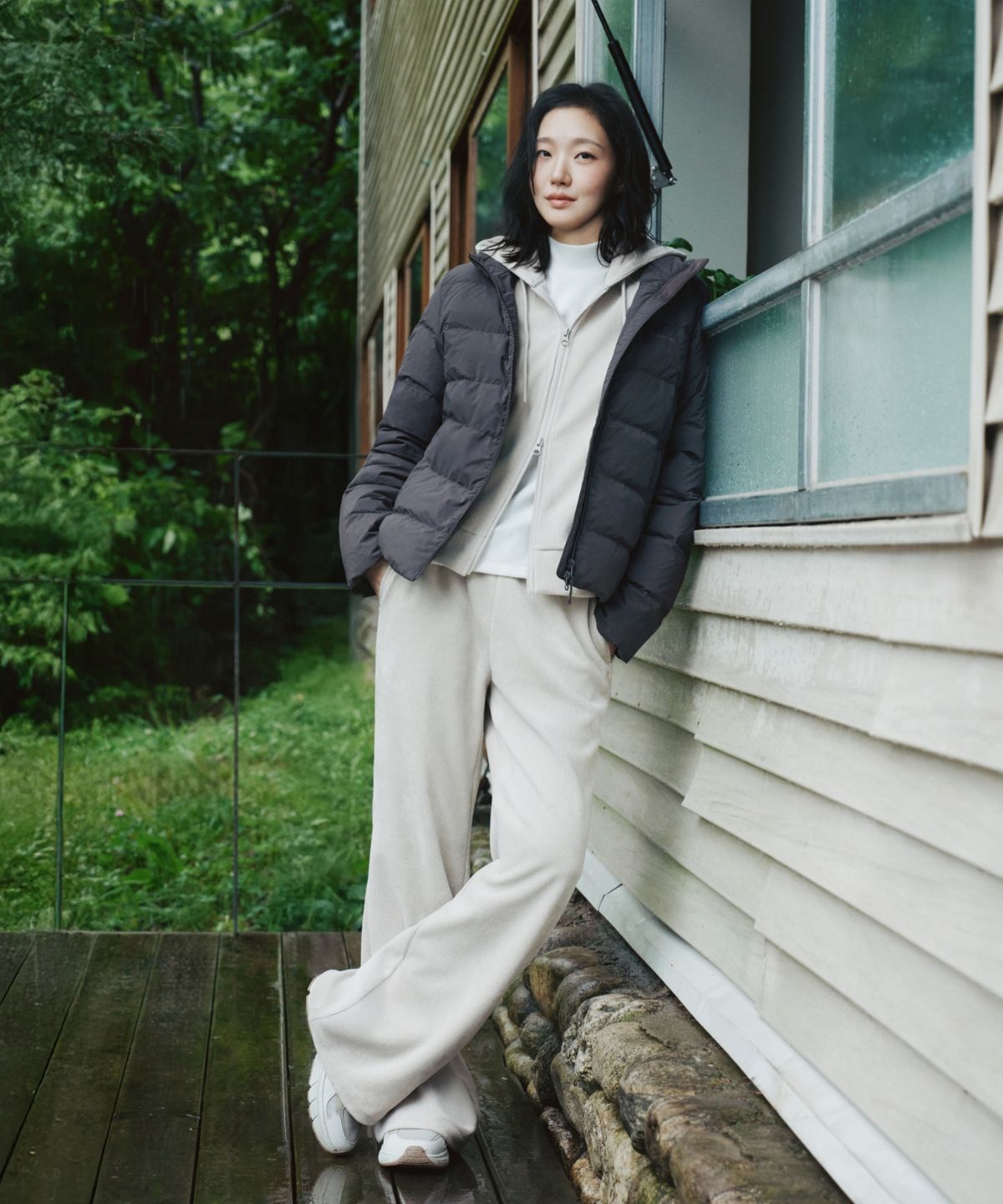 스노우피크 어패럴(SNOWPEAK APPAREL) 코듀로이 여성 부츠컷 팬츠 (S26WWFFP71) Light Beige