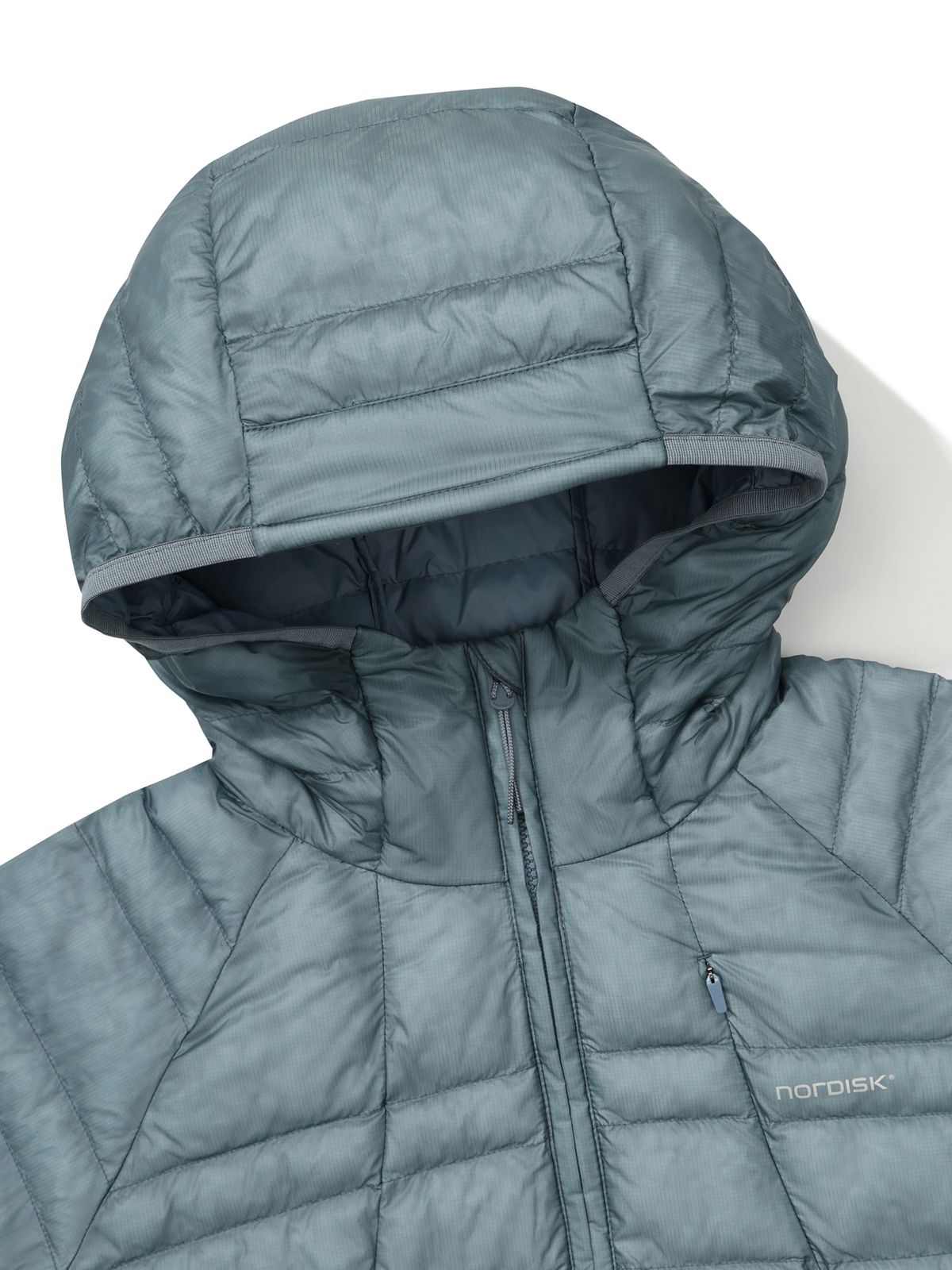 노르디스크(NORDISK) [HYGGE HIKE] 프리마로프트 경량 패딩 후디 자켓 - W_ASH BLUE_OWW261743D