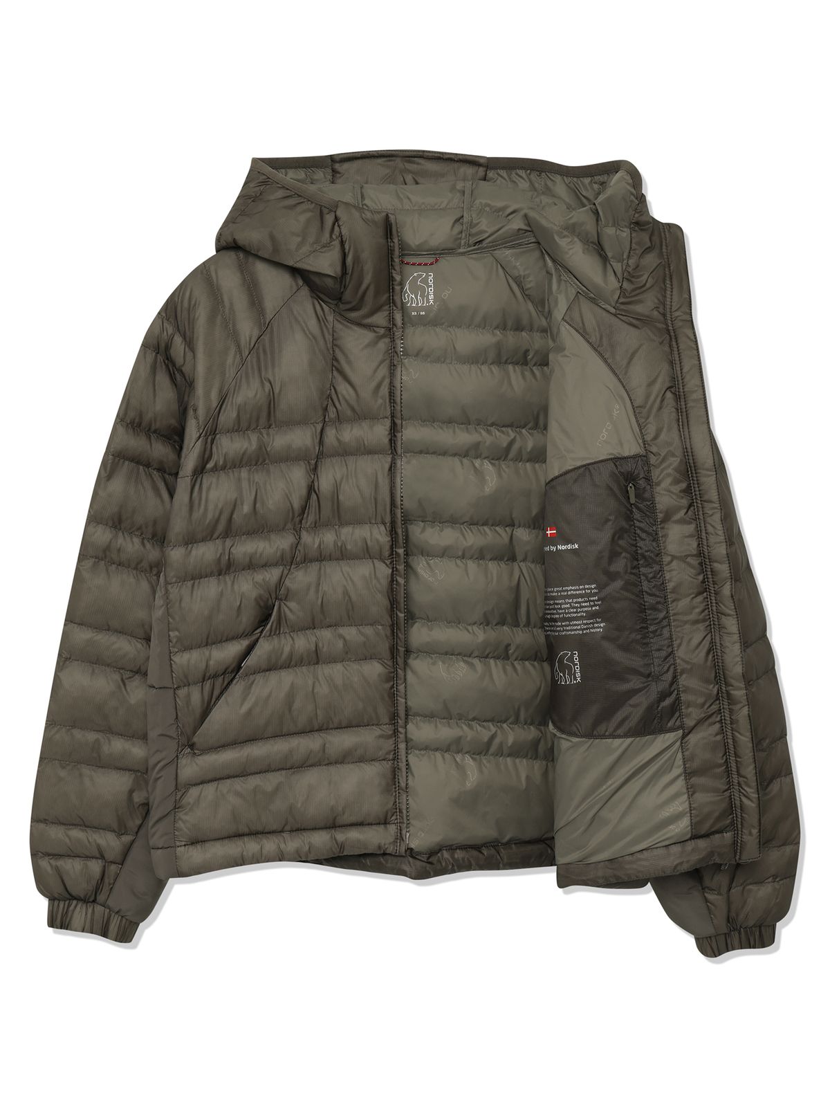 노르디스크(NORDISK) [HYGGE HIKE] 프리마로프트 경량 패딩 후디 자켓 - W_HUNTER BEIGE_OWW26174HB