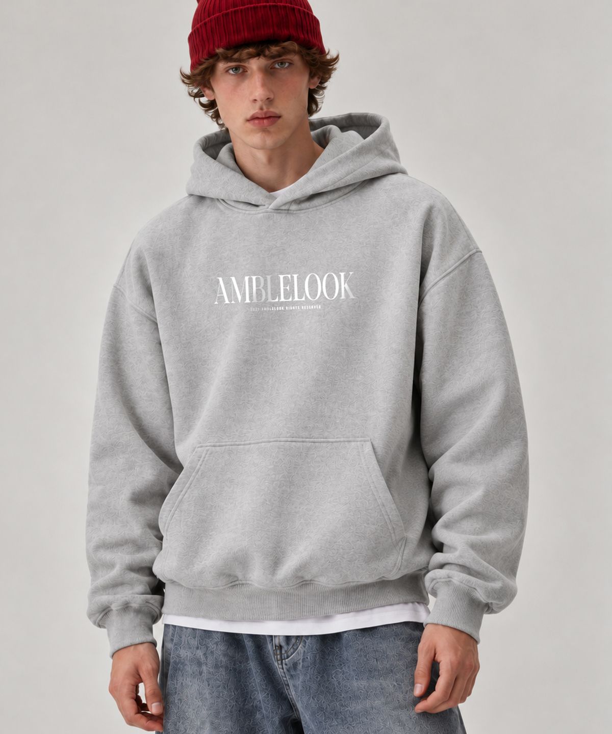 엠블룩(AMBLELOOK) 후디드 스웨트셔츠 어센틱 (3color)