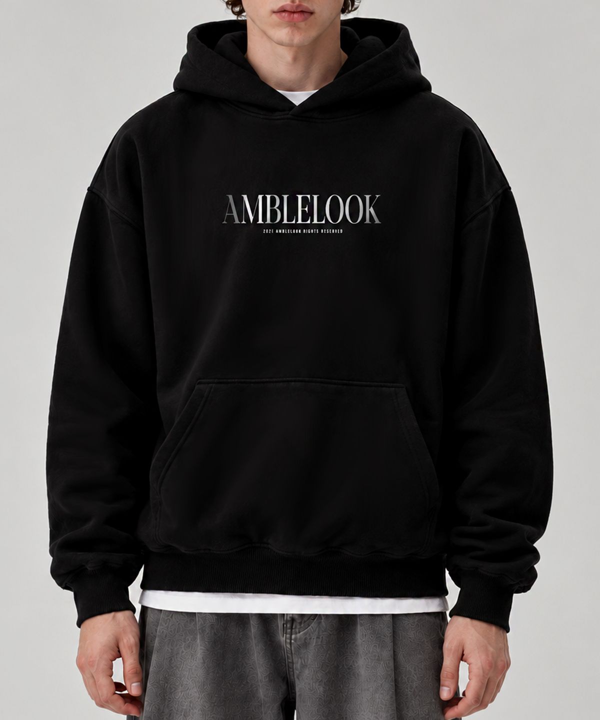 엠블룩(AMBLELOOK) 후디드 스웨트셔츠 어센틱 (3color)