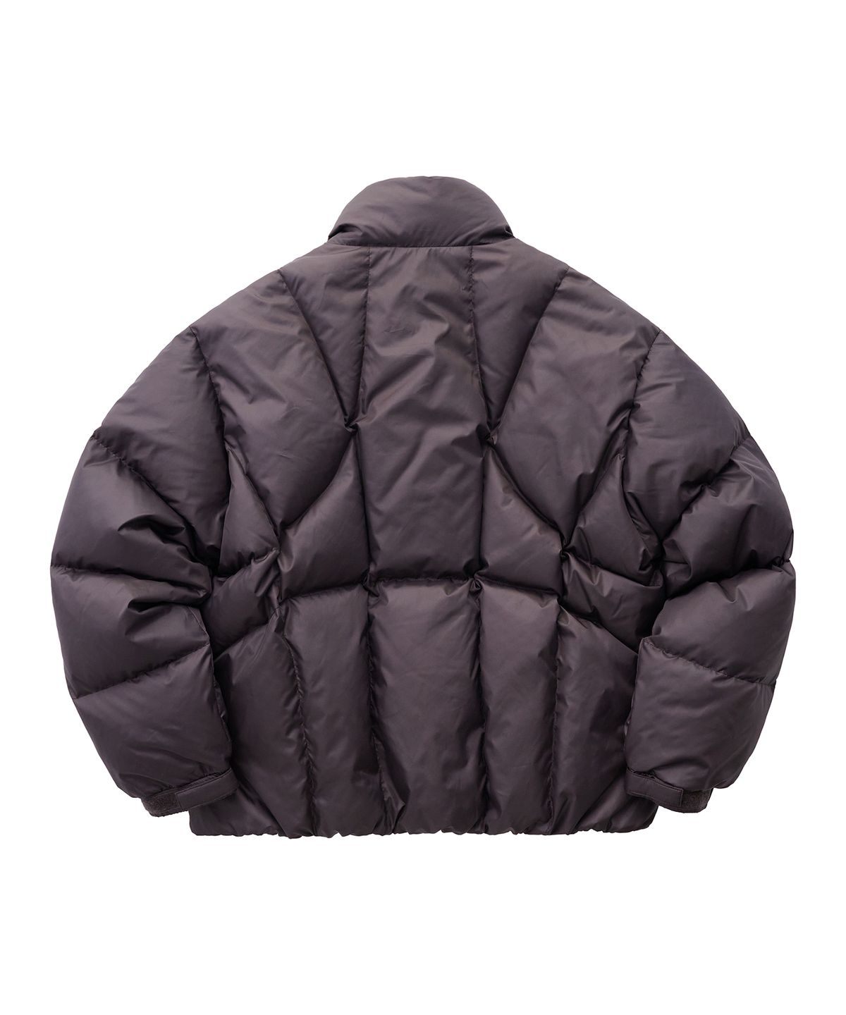 논타입(NONTYPE) SCULPTED DOWN JACKET (BROWN)
