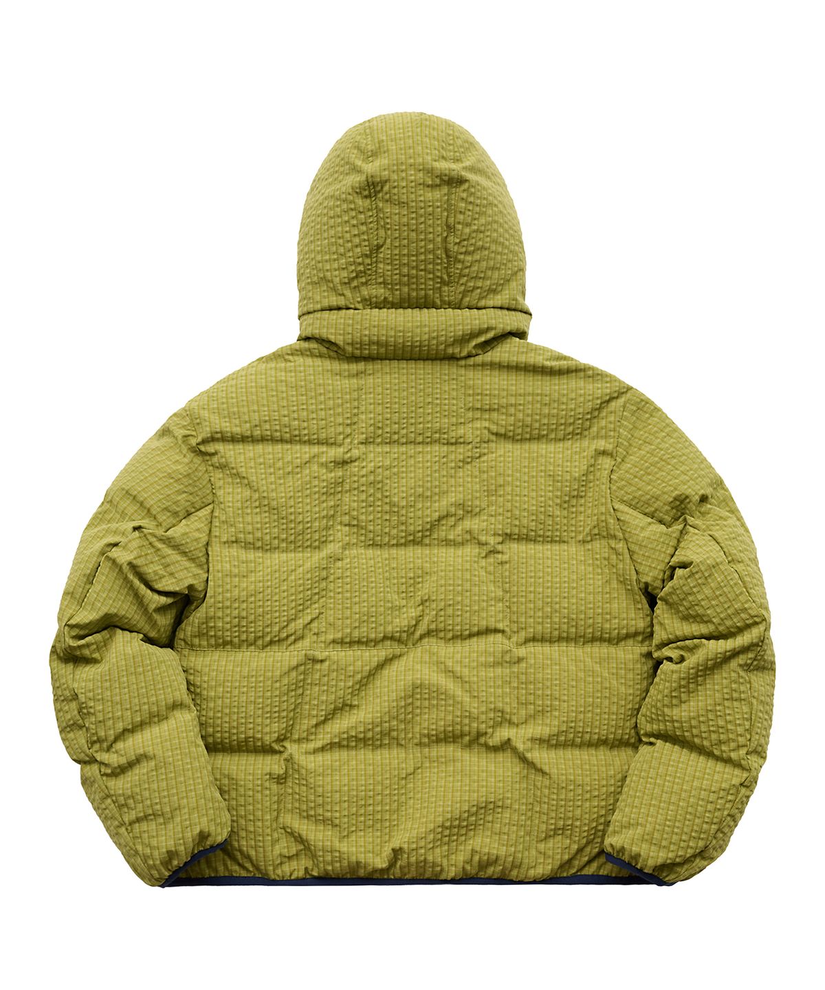 논타입(NONTYPE) CHECK HOODIE DOWN JACKET (GREEN)