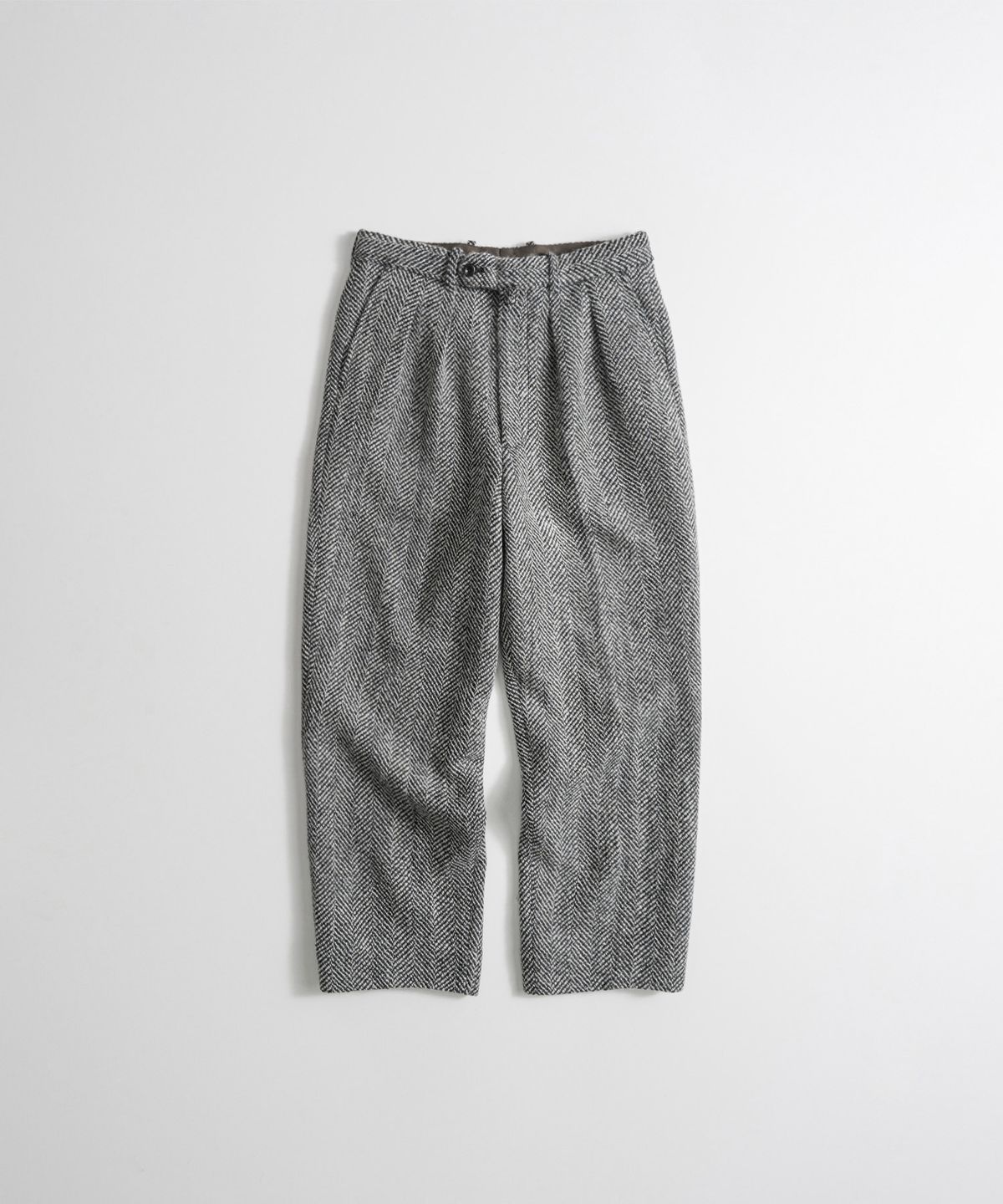 비헤비어(BEHEAVYER) W/P OFFICER TROUSERS herringbone