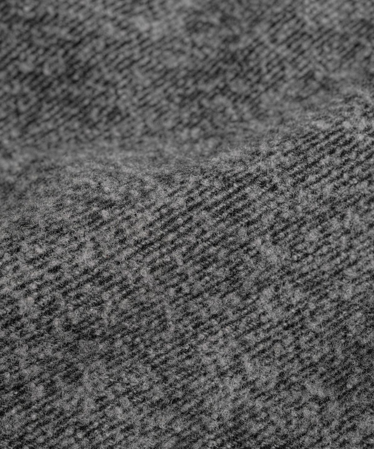 비헤비어(BEHEAVYER) BRUSHED WOOL TWILL EASY TROUSERS h.grey