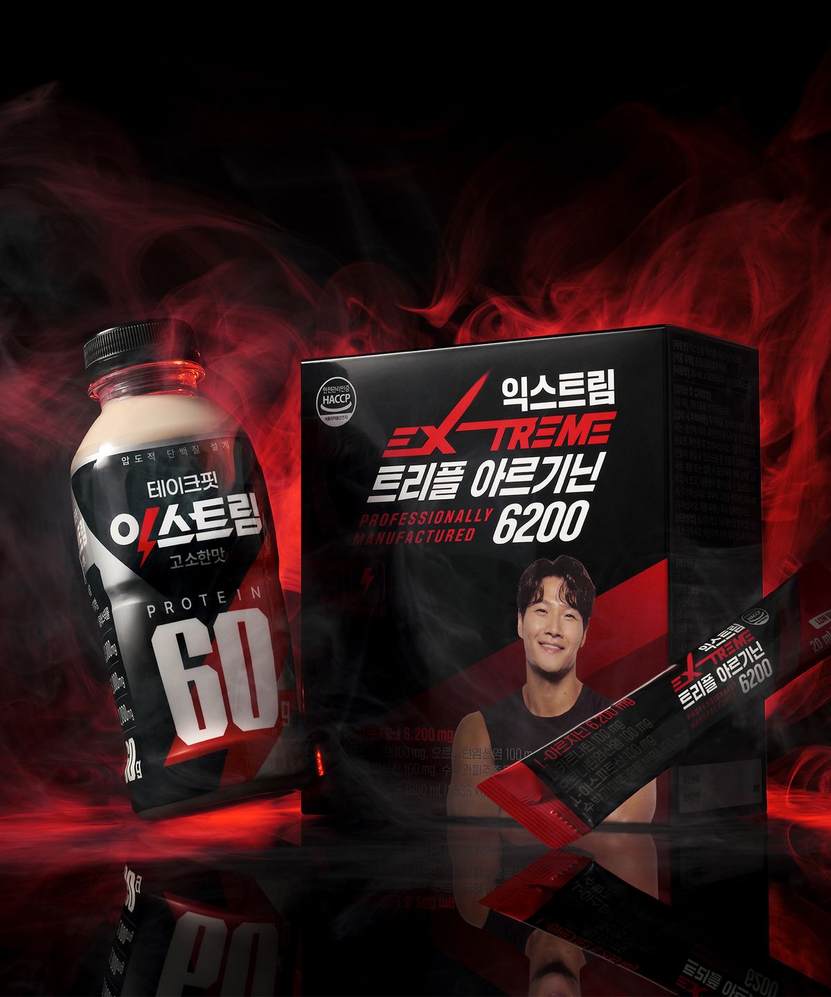 익스트림(EXTREME) [익스트림X테이크핏] 트리플 아르기닌 6200mg X 30포 프로틴 구성
