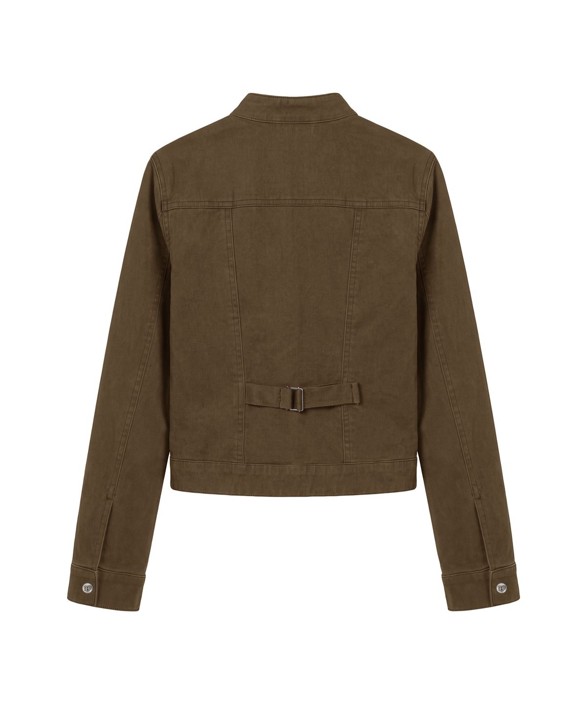블랙 퍼플(BLACK PURPLE) 벡터 스냅 슬림 자켓_브라운 Vector Snap Slim Jacket_Brown