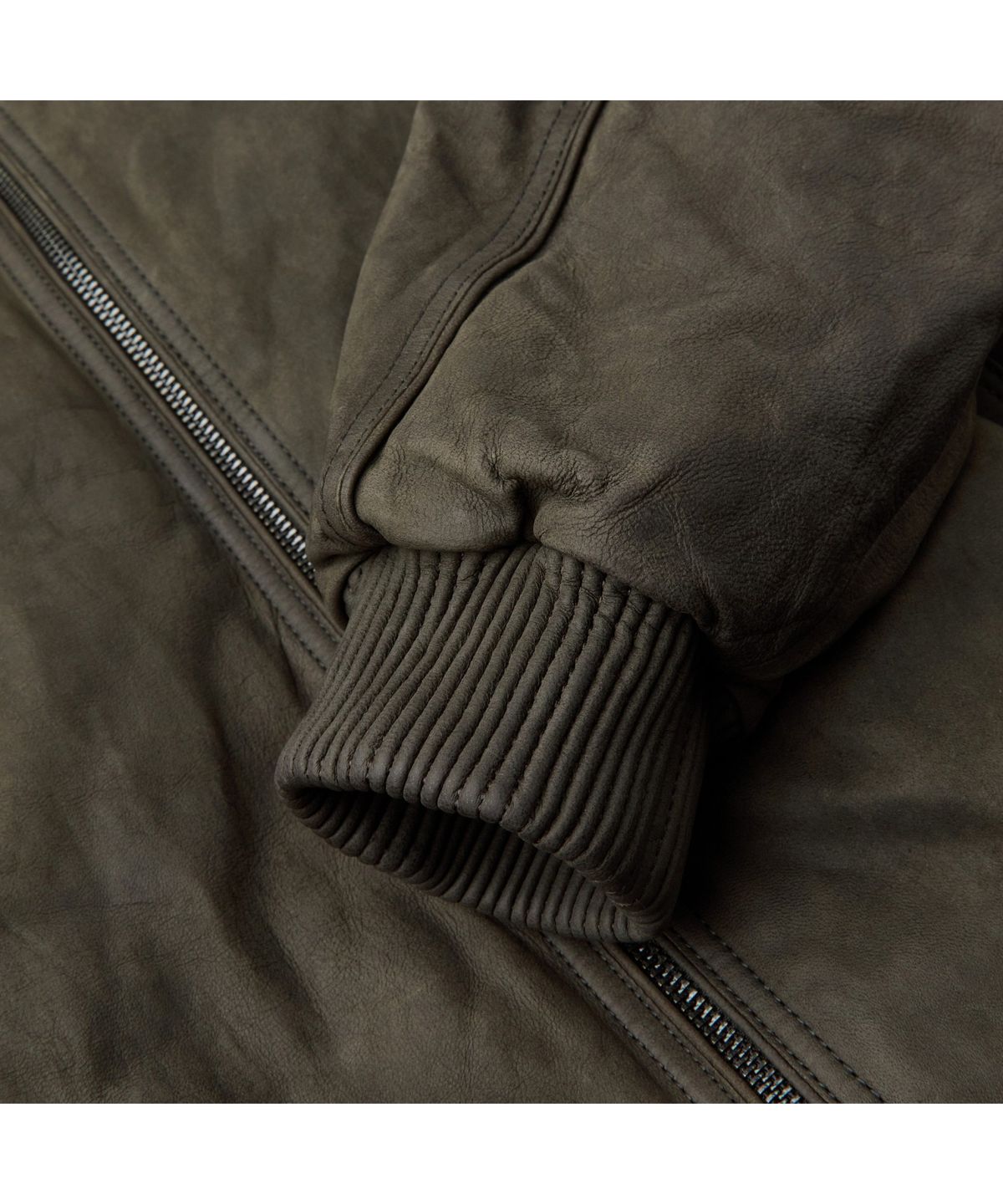 시리즈(SERIES) 후드 패딩 레더 점퍼 SAUDW26501KHD