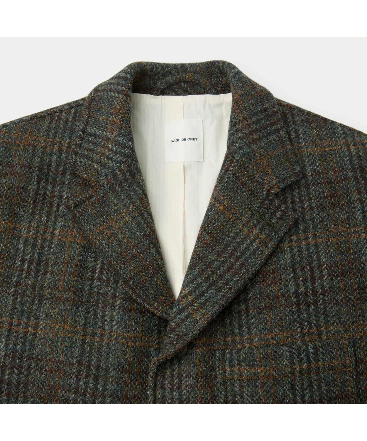 시리즈(SERIES) SAGE DE CRET Harris Tweed Four-button Coverall Jacket SVJAW26002GYX