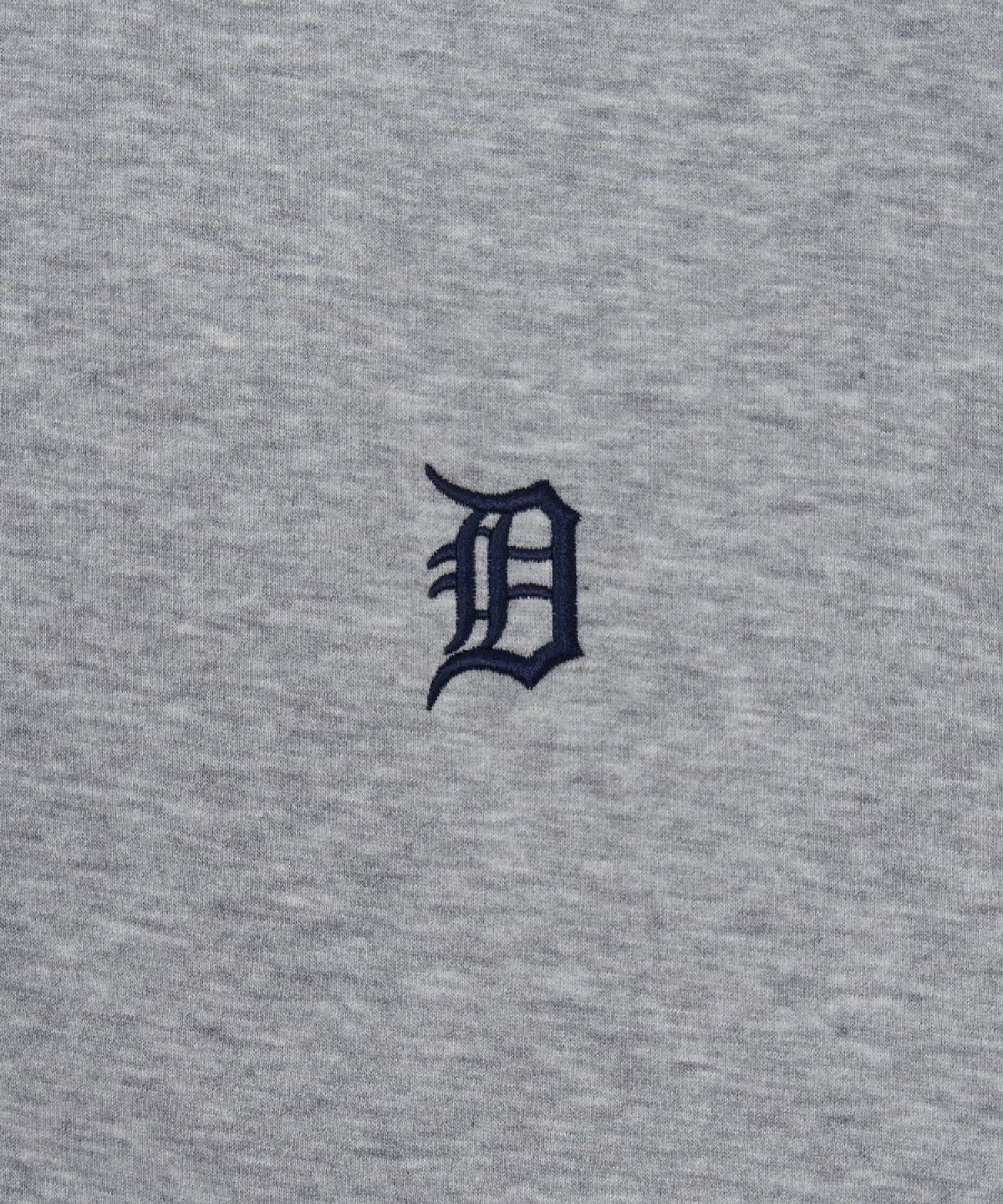 엠엘비(MLB) 베이직 미디움로고 기모 후드집업 DET (Melange Grey)