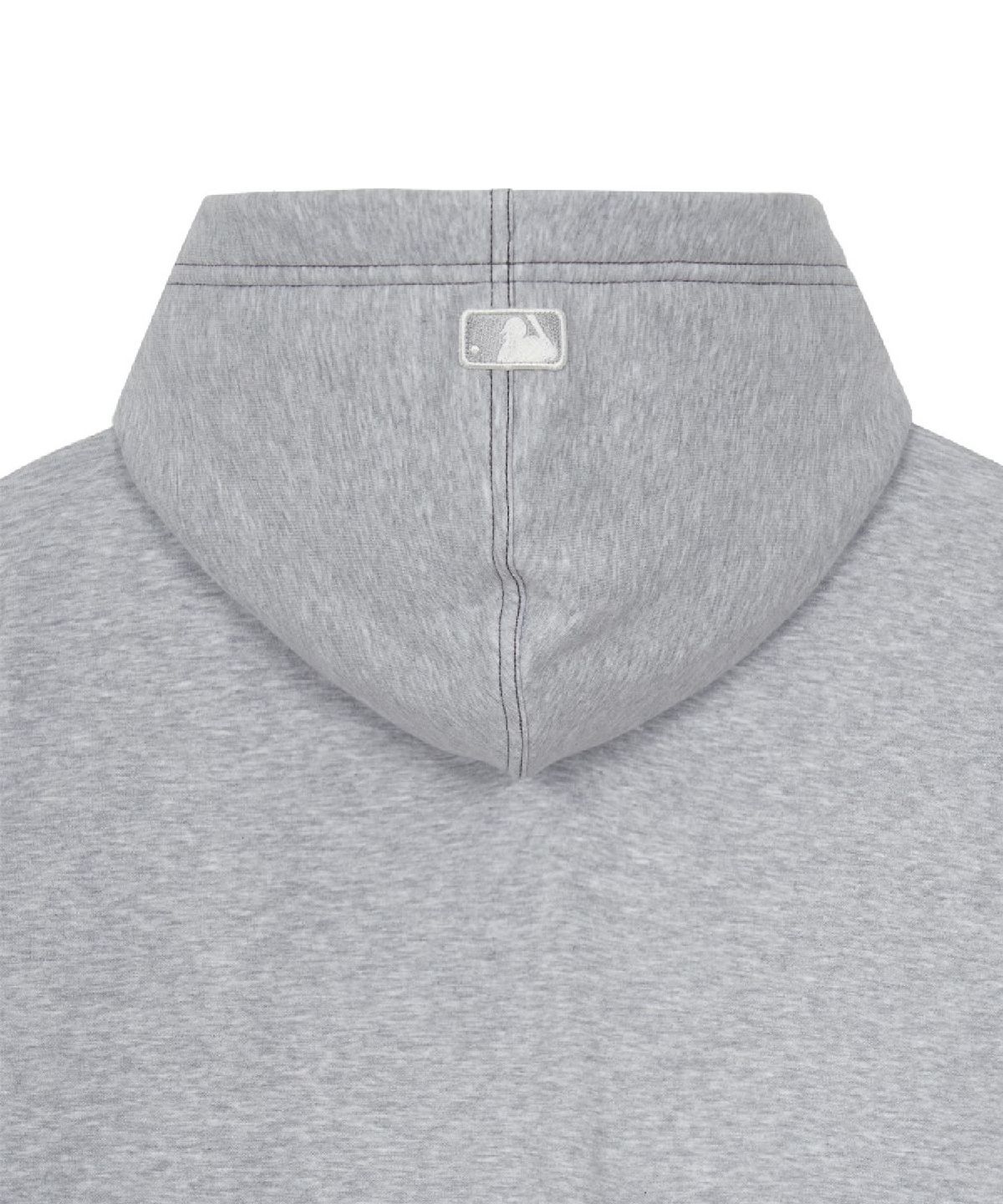 엠엘비(MLB) 베이직 미디움로고 기모 후드집업 DET (Melange Grey)