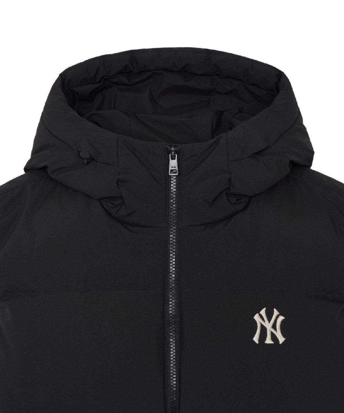 엠엘비(MLB) 베이직 후드 패딩조끼 NY (Black)
