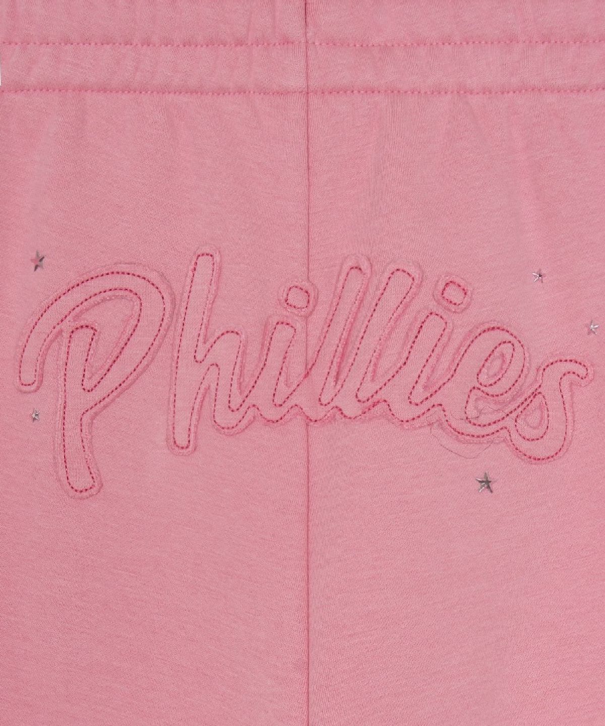 엠엘비(MLB) 여성 바시티 빈티지 힙레터링 기모 세미와이드 팬츠 PHI (L.Coral)
