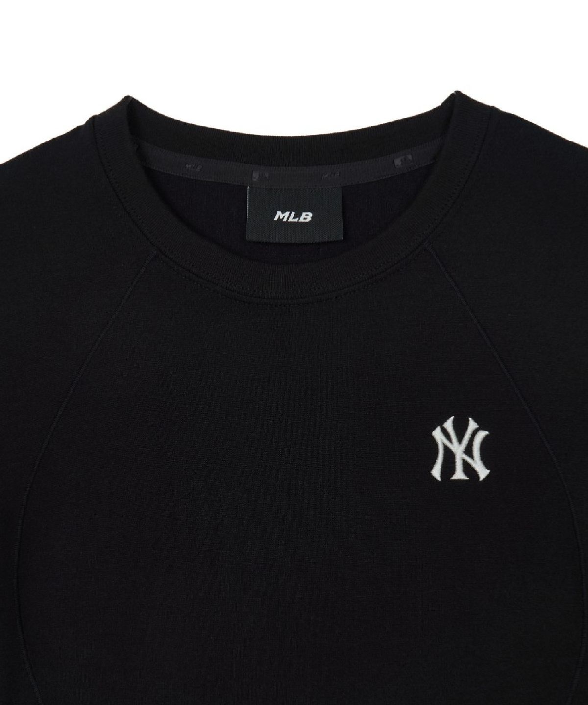 엠엘비(MLB) 여성 베이직 슬림핏 기모 긴팔 티셔츠 NY (Black)