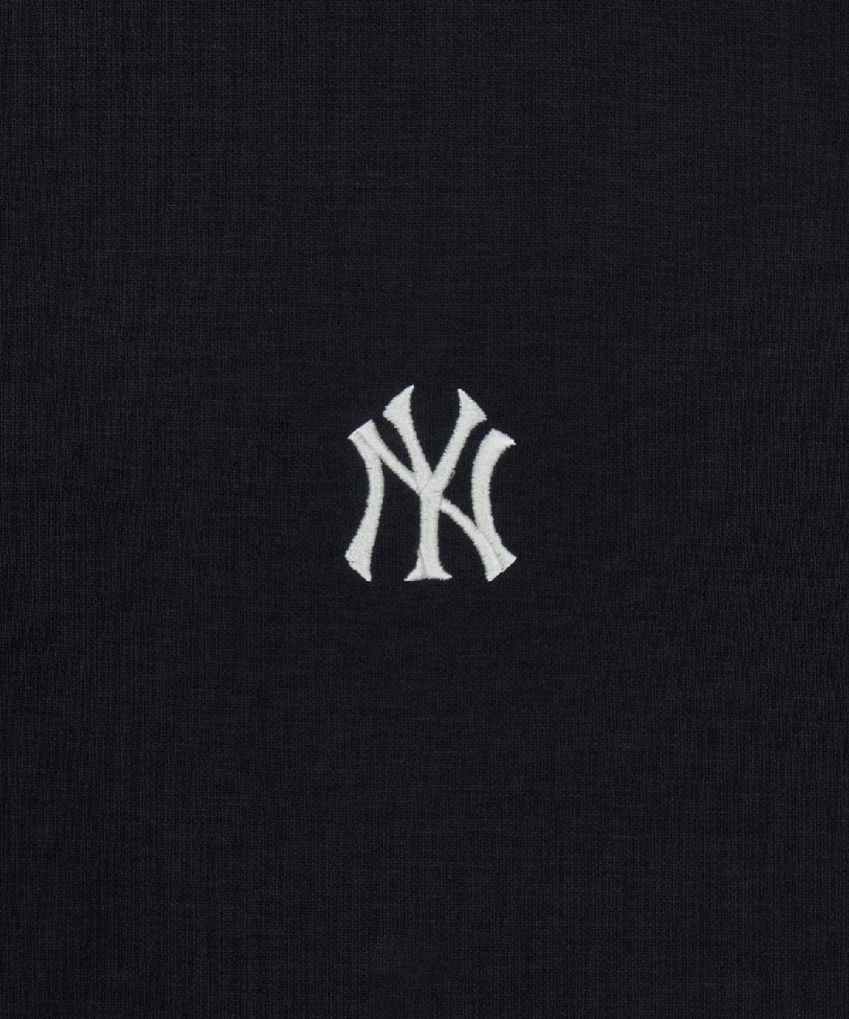 엠엘비(MLB) 베이직 미디움로고 기모 후드집업 NY (Black)
