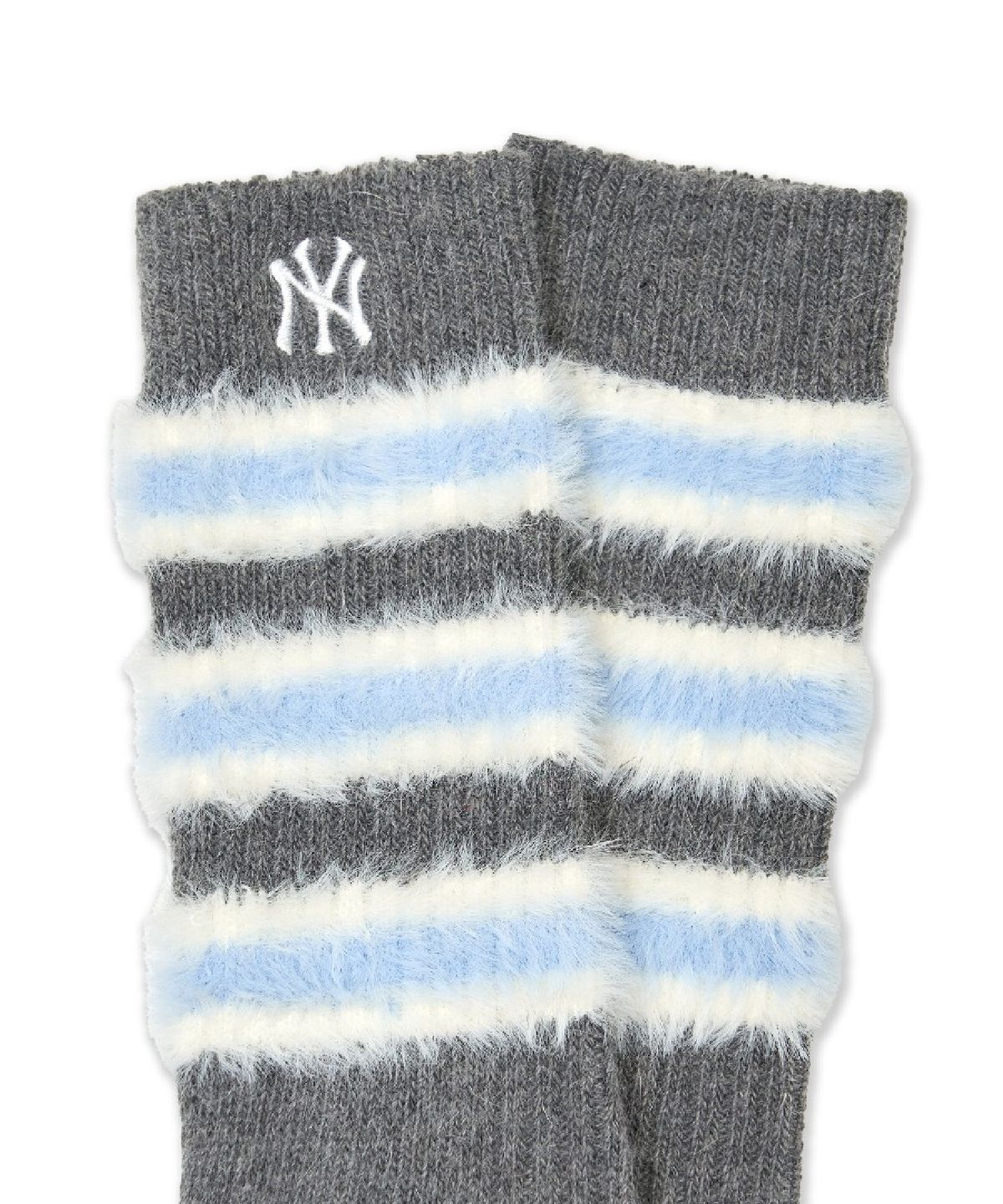 엠엘비(MLB) 플러피 스트라이프 하이 삭스 NY (Charcoal Grey)