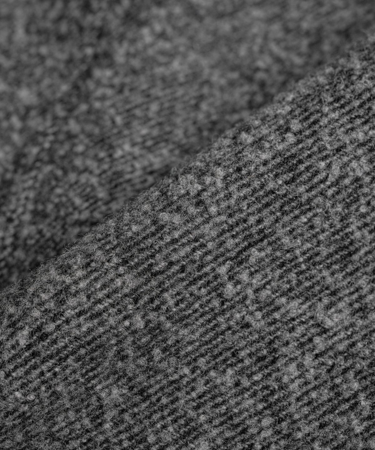 비헤비어(BEHEAVYER) BRUSHED WOOL TWILL SINGLE JACKET h.grey