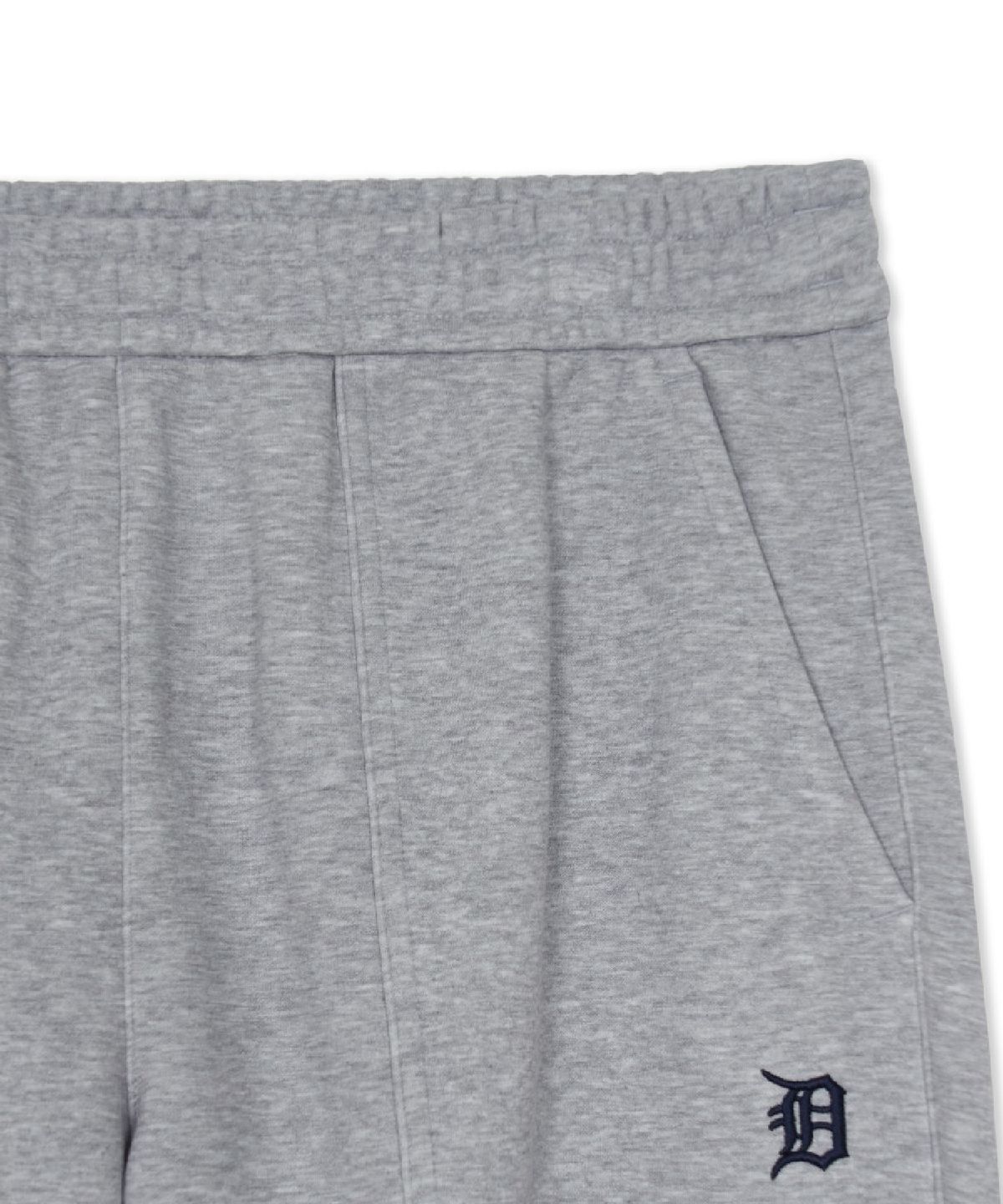 엠엘비(MLB) 베이직 스몰로고 기모 조거 팬츠 DET (Melange Grey)